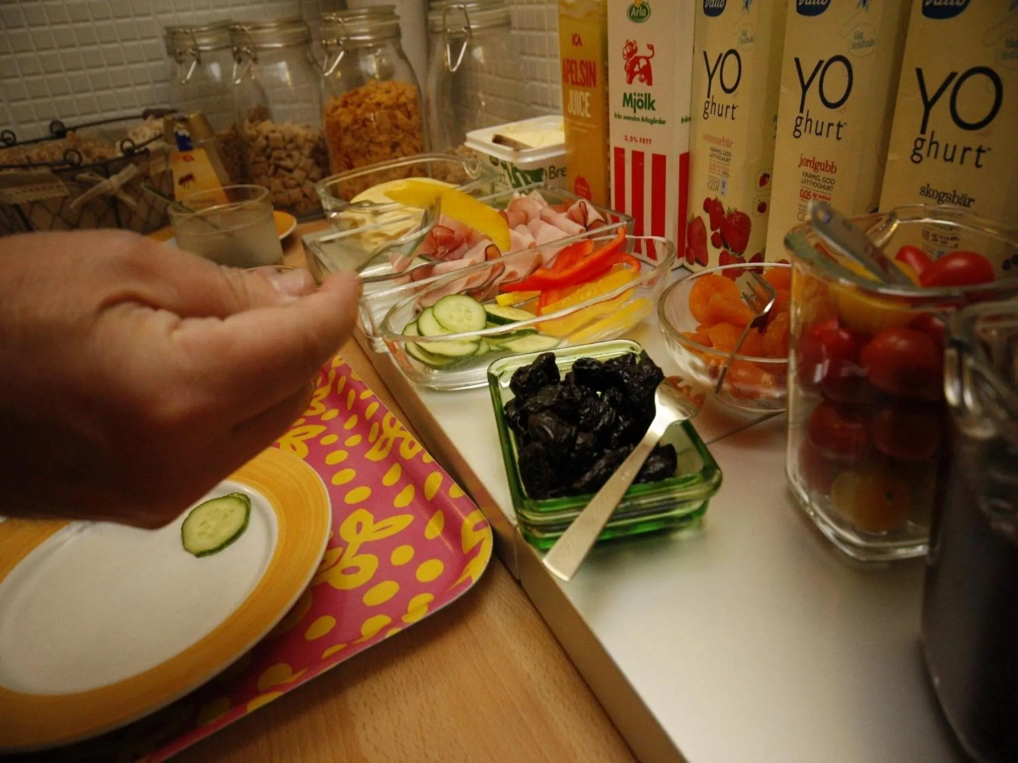 Restaurant/places to eat in Hotell Zlafen Bed and Breakfast