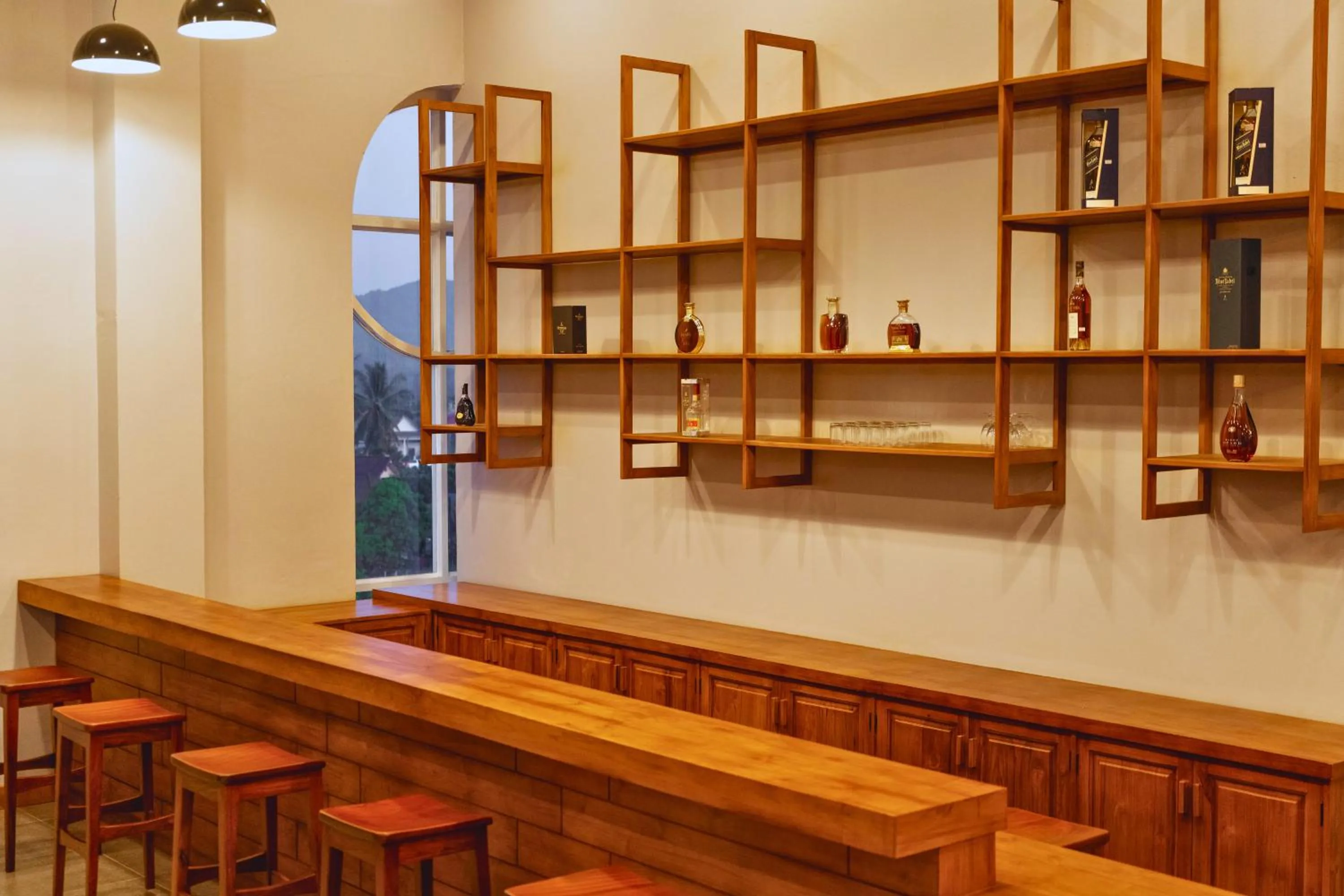 Lounge or bar in Oudomsin VangVieng Hotel