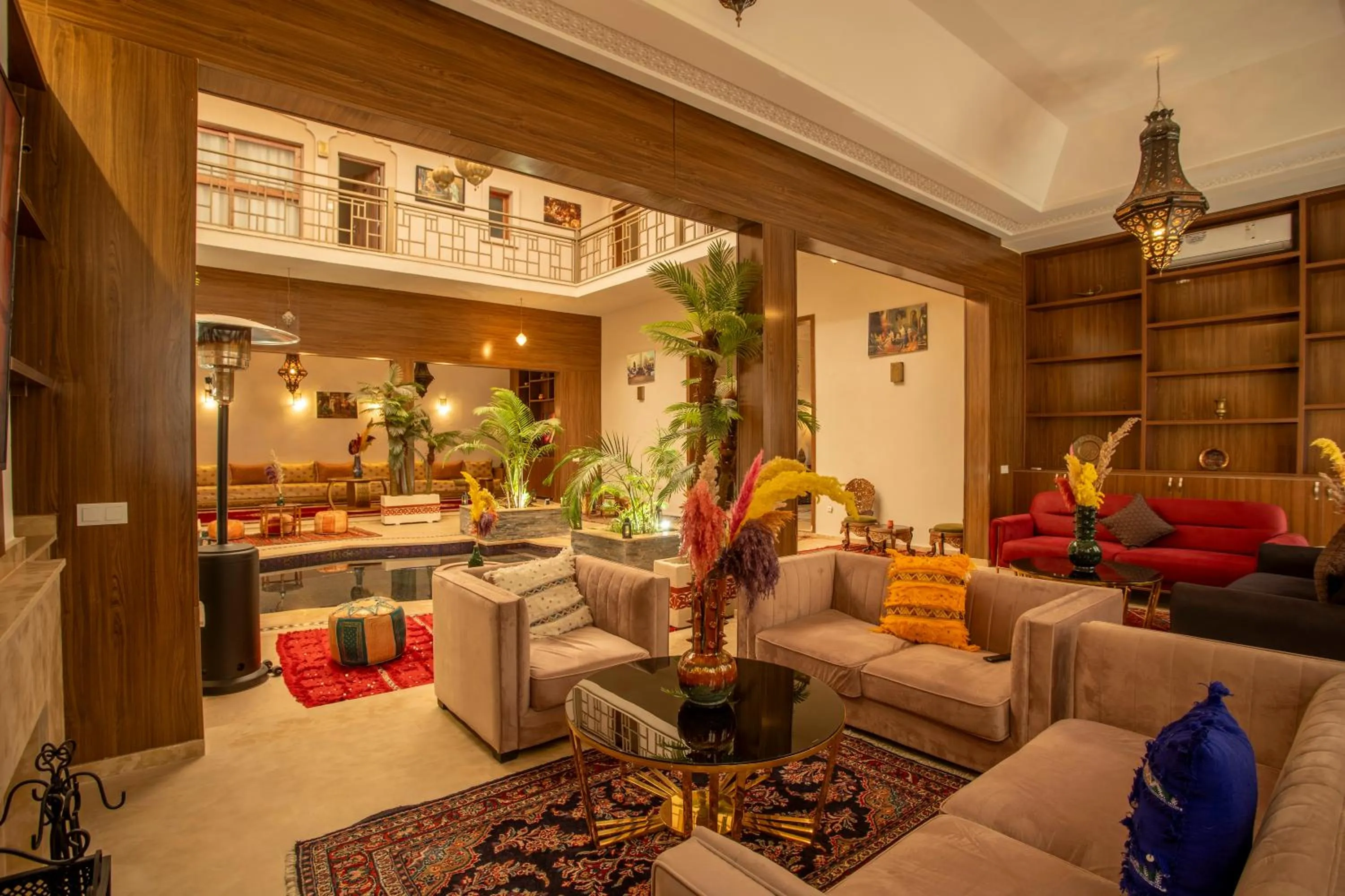 Living room in Riad Kenza