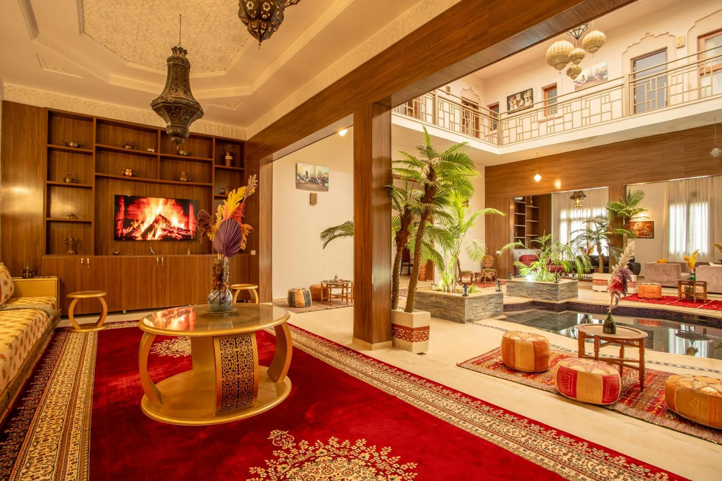 Living room in Riad Kenza