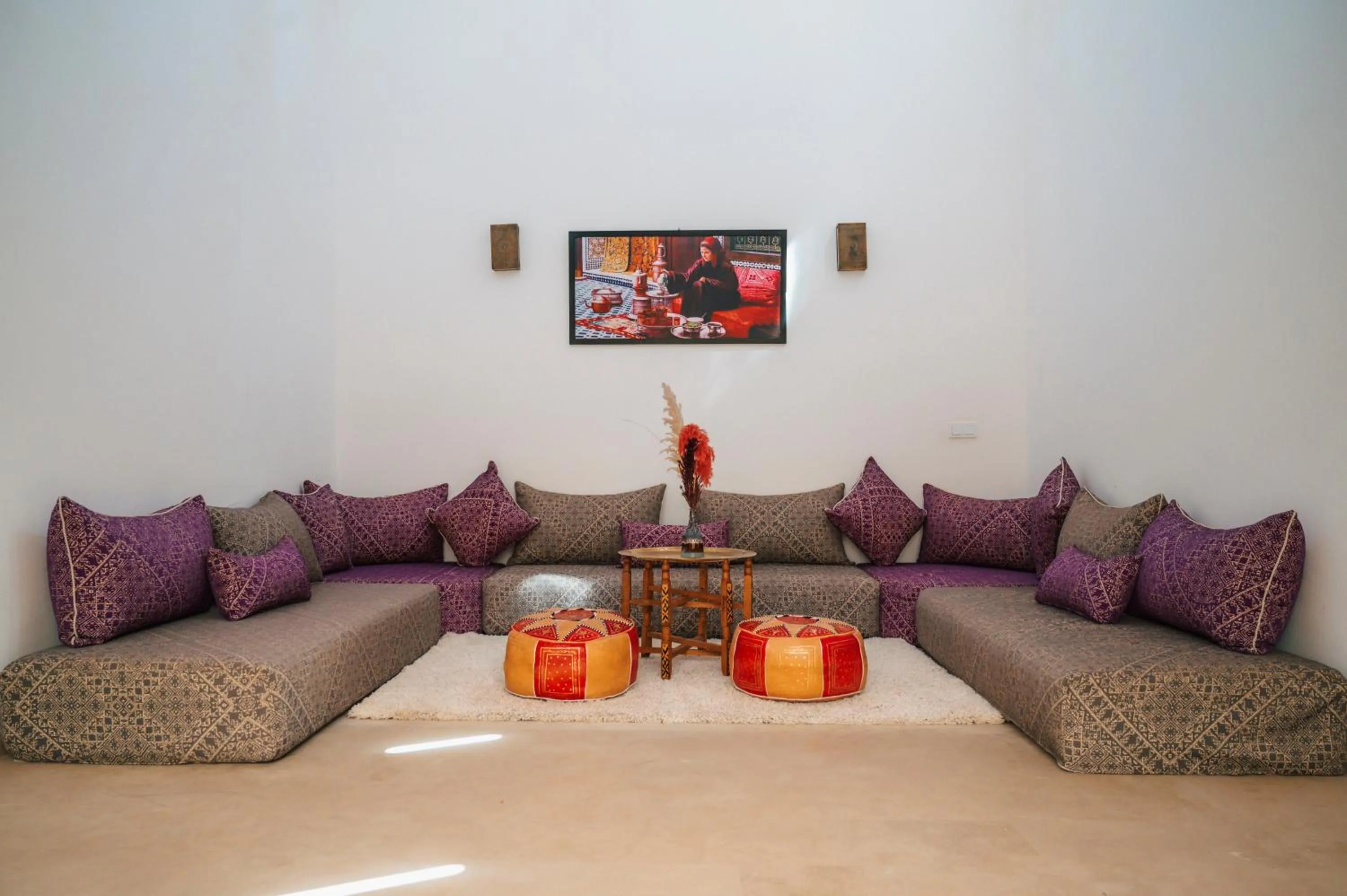 Living room in Riad Kenza