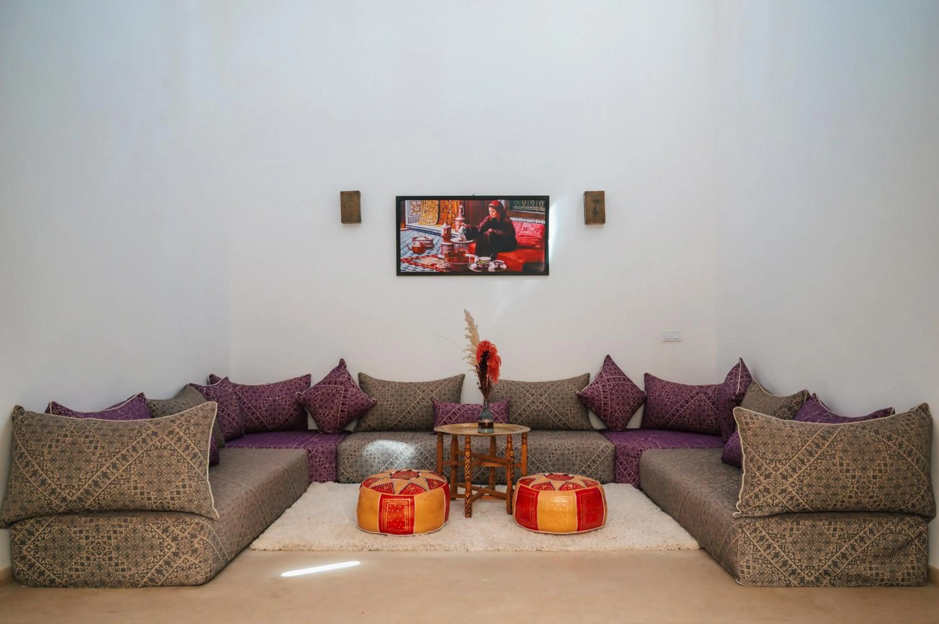 Living room in Riad Kenza