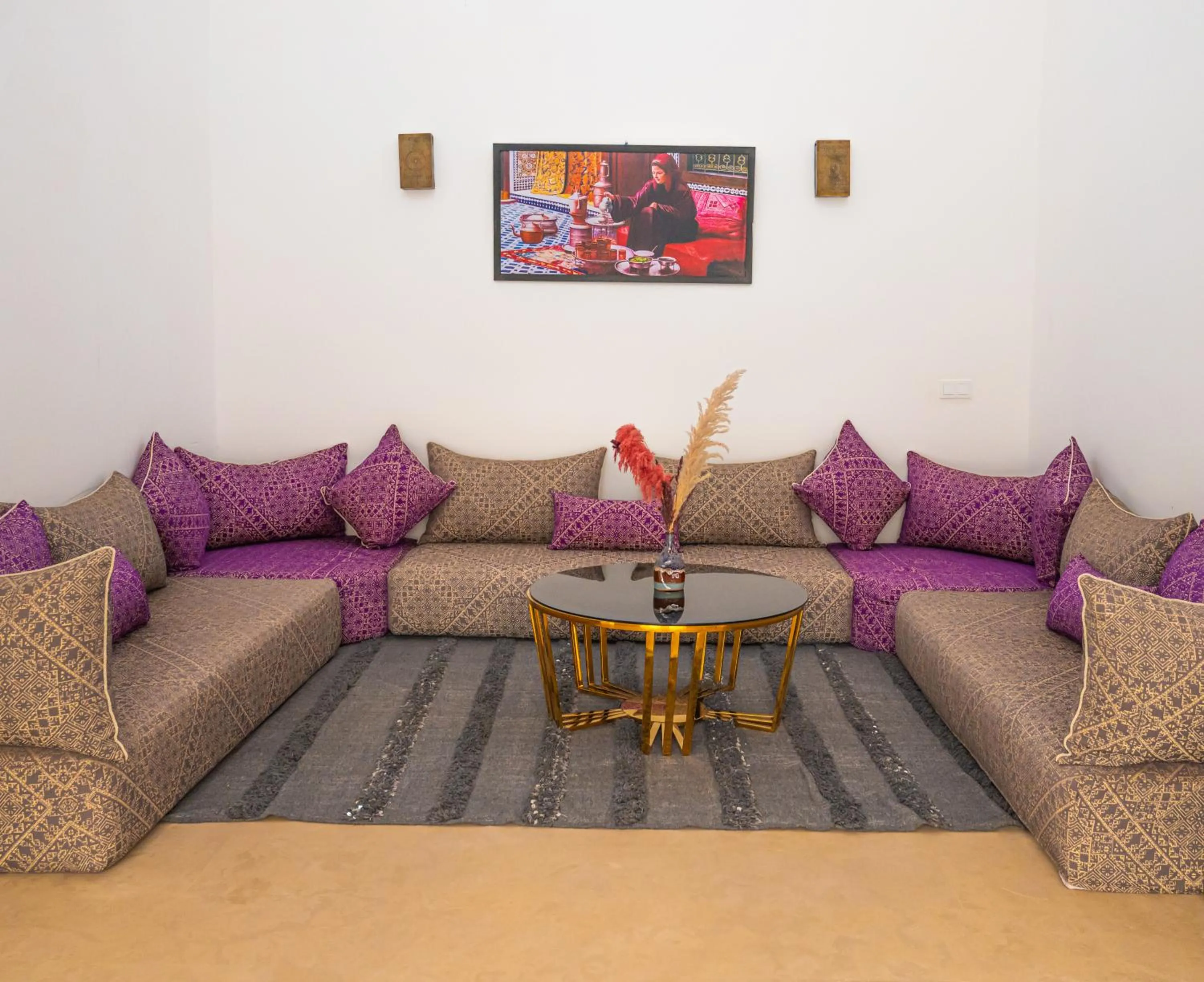 Living room in Riad Kenza