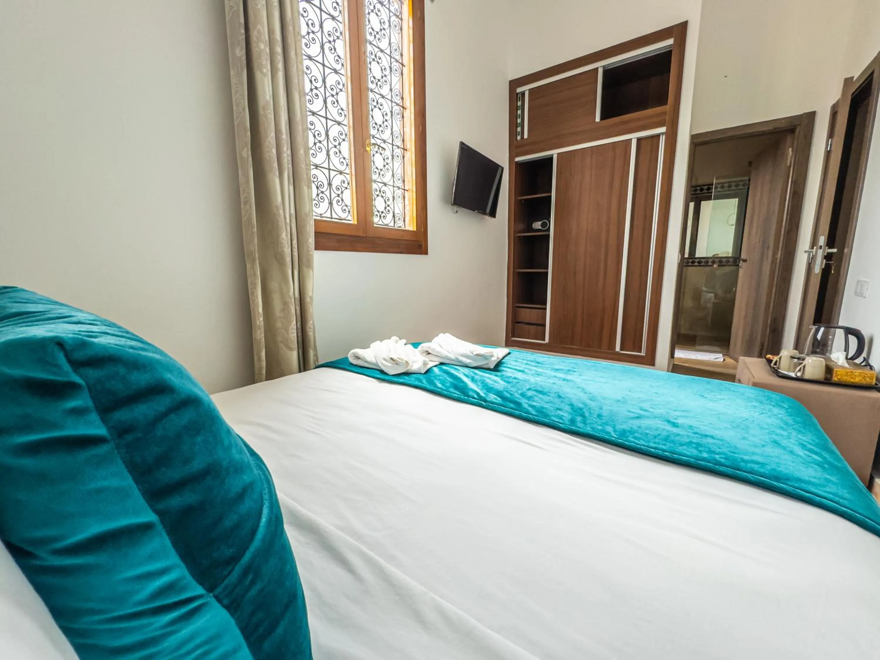 Bed in Riad Kenza