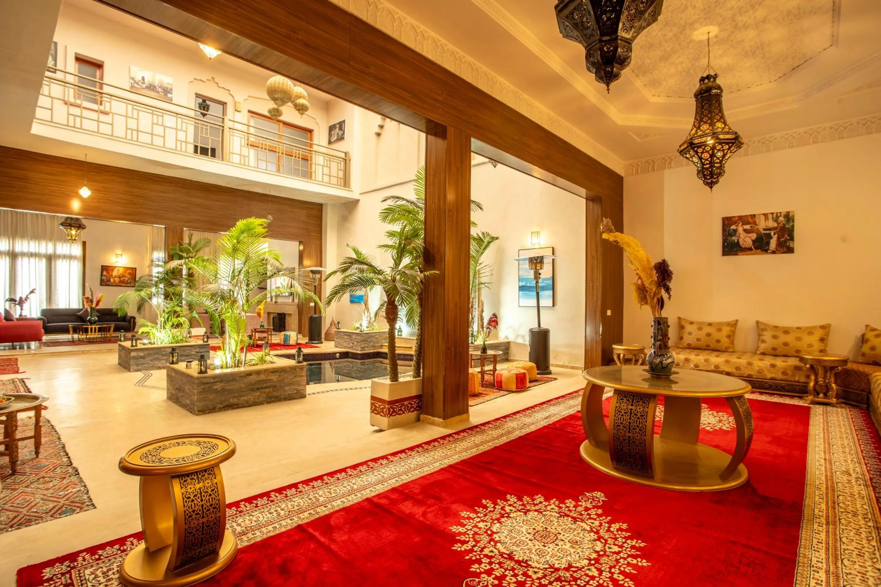 Living room in Riad Kenza