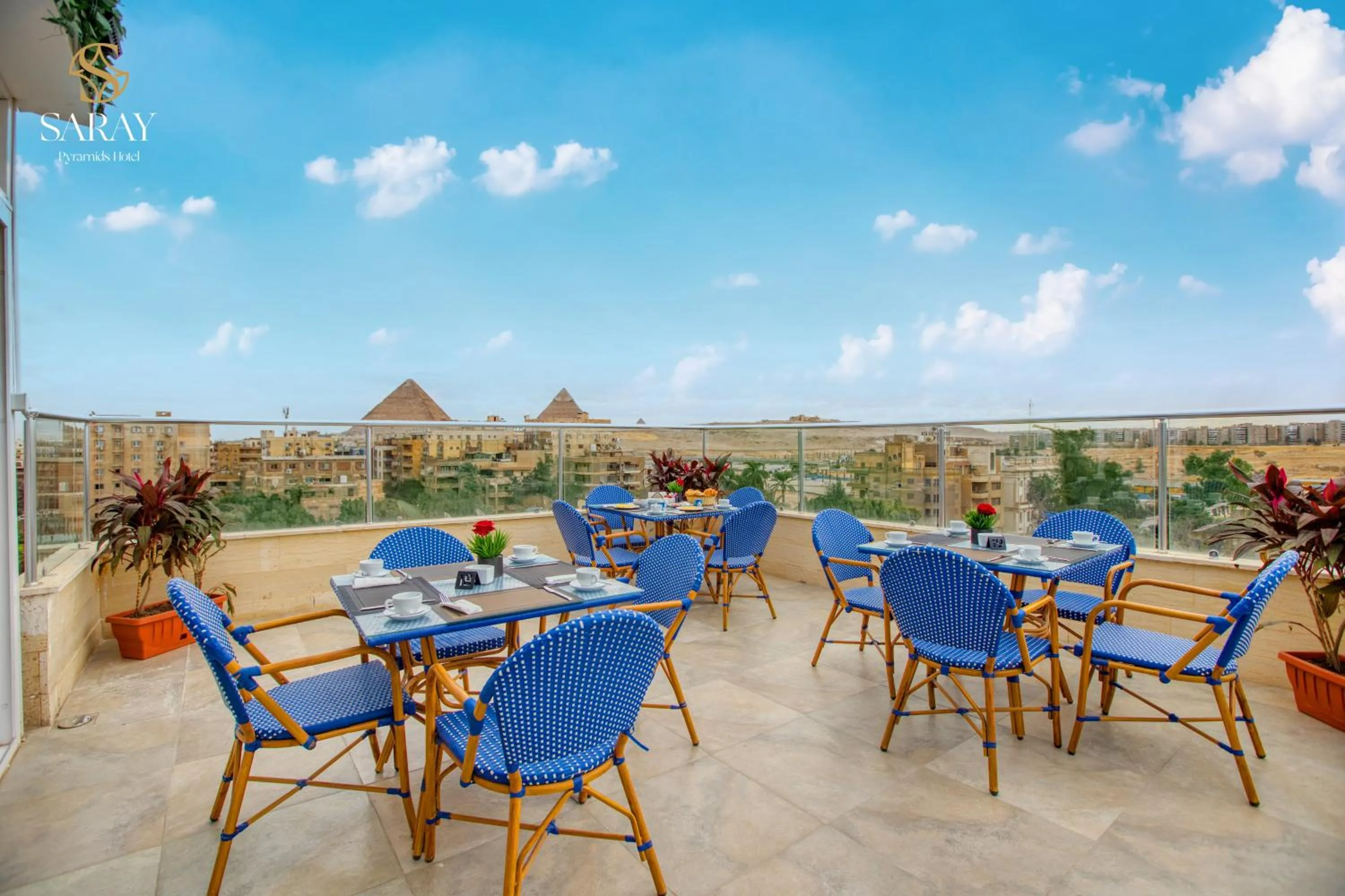 Patio in Saray Pyramids & Museum View Hotel