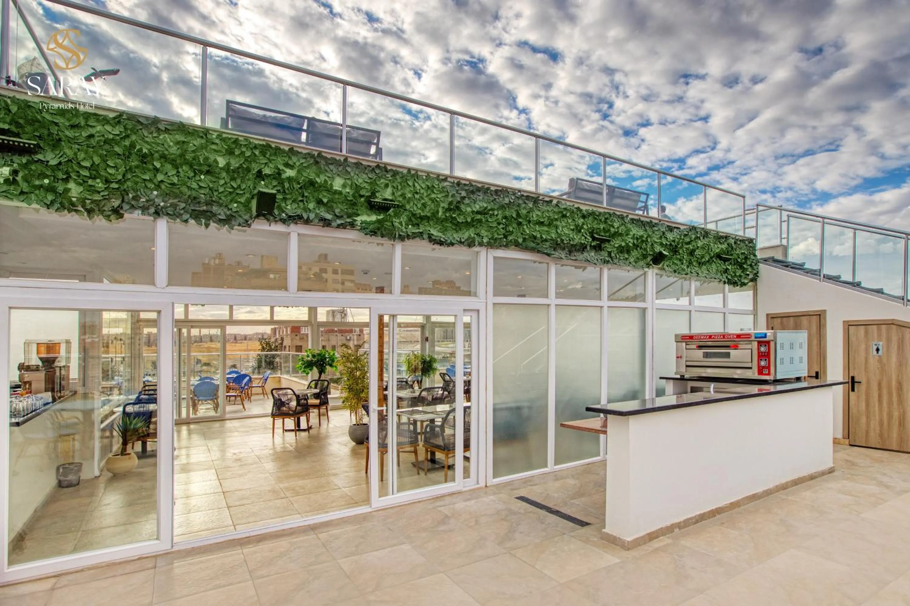 Patio in Saray Pyramids & Museum View Hotel