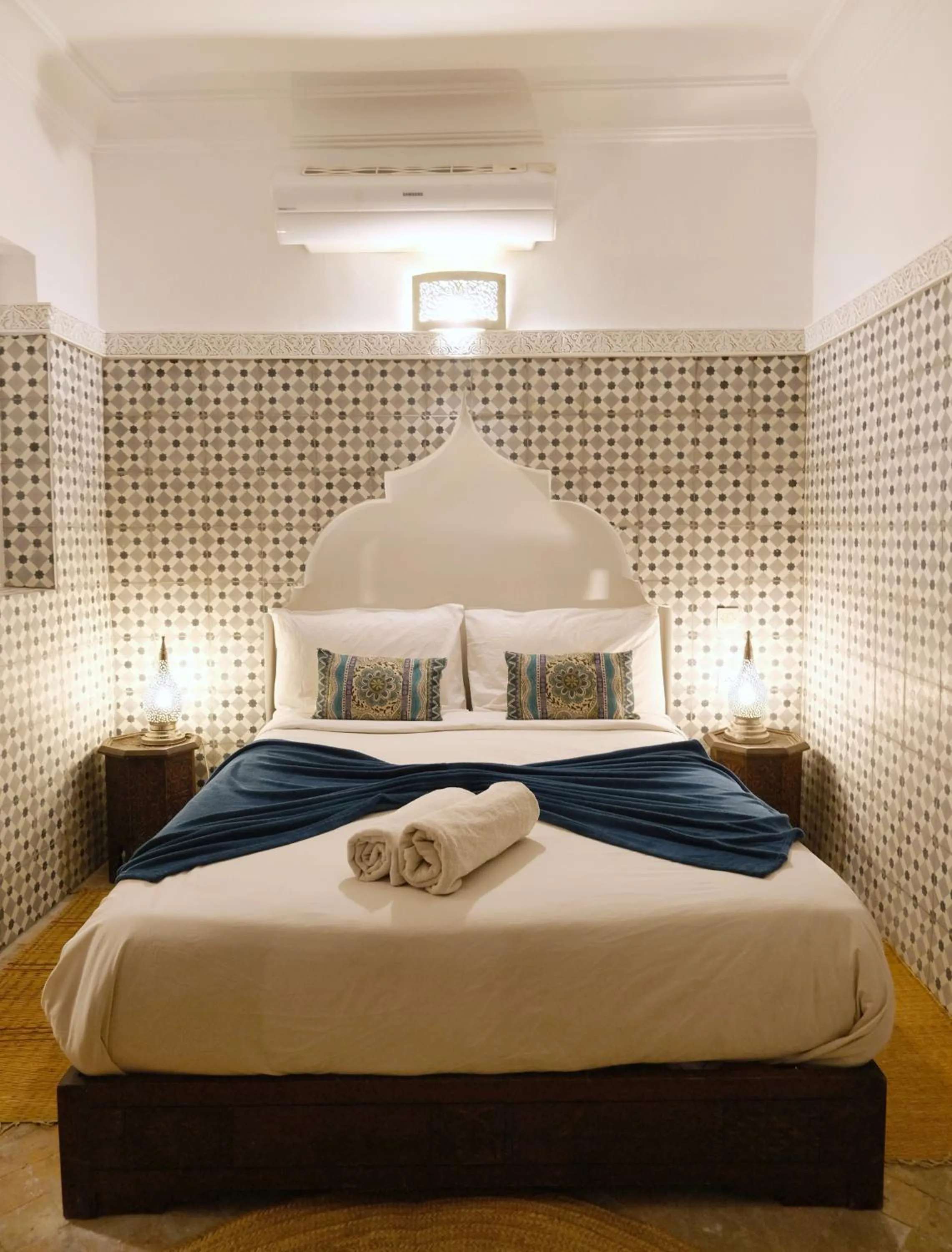 Bed in Riad of the Moon