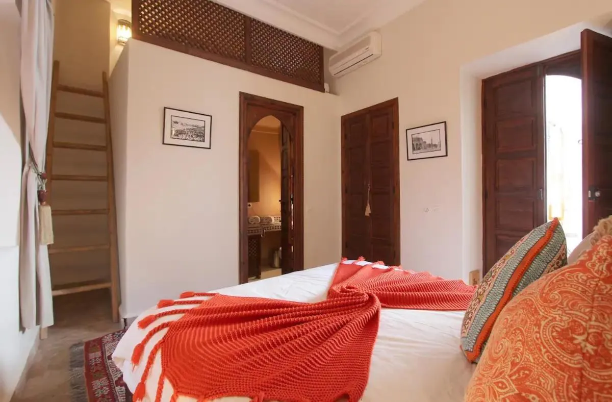 Bedroom, Bed in Riad of the Moon