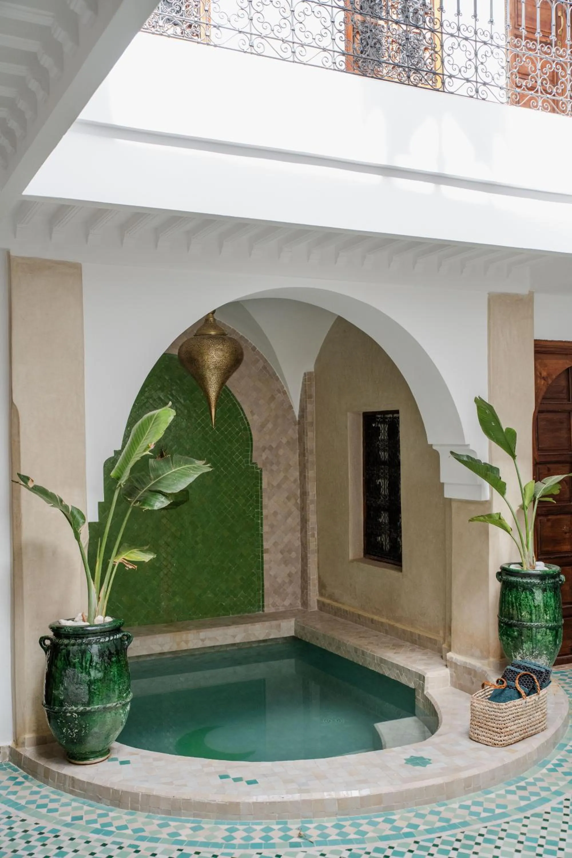 Patio in Riad of the Moon