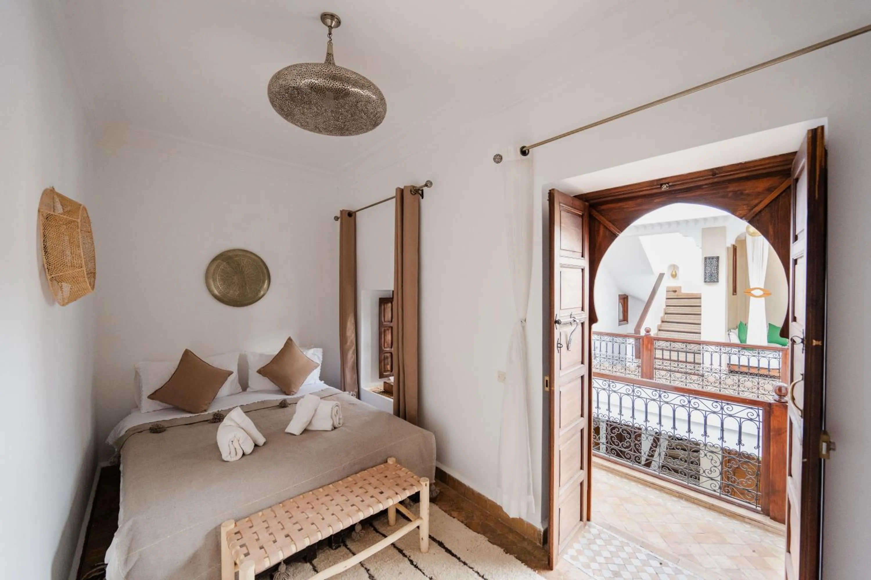 Bed in Riad of the Moon