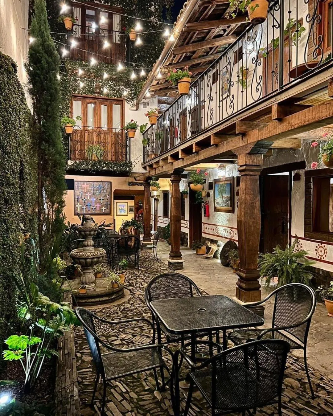 Garden in Hotel Mi Pueblito Tapalpa