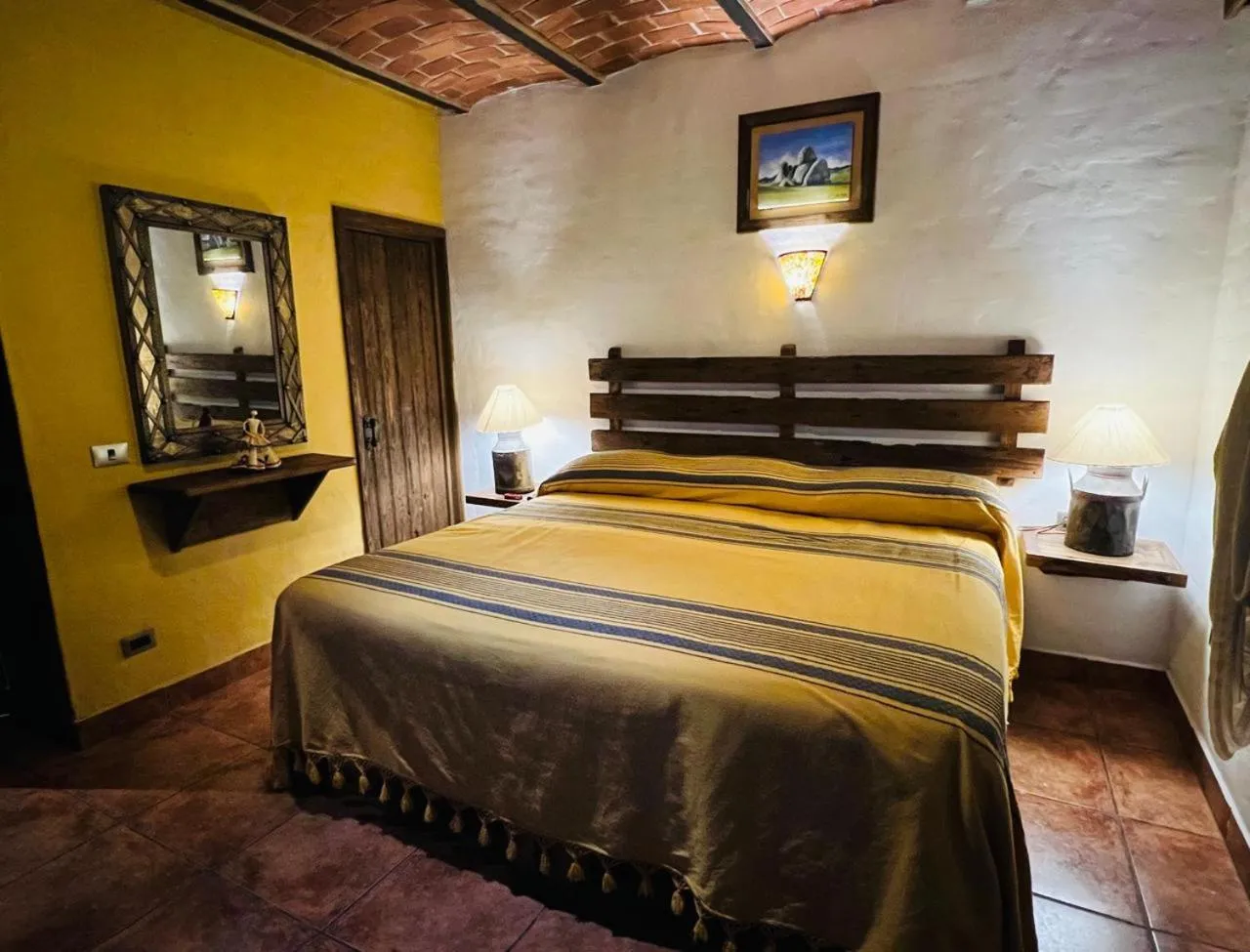 Bedroom, Bed in Hotel Mi Pueblito Tapalpa