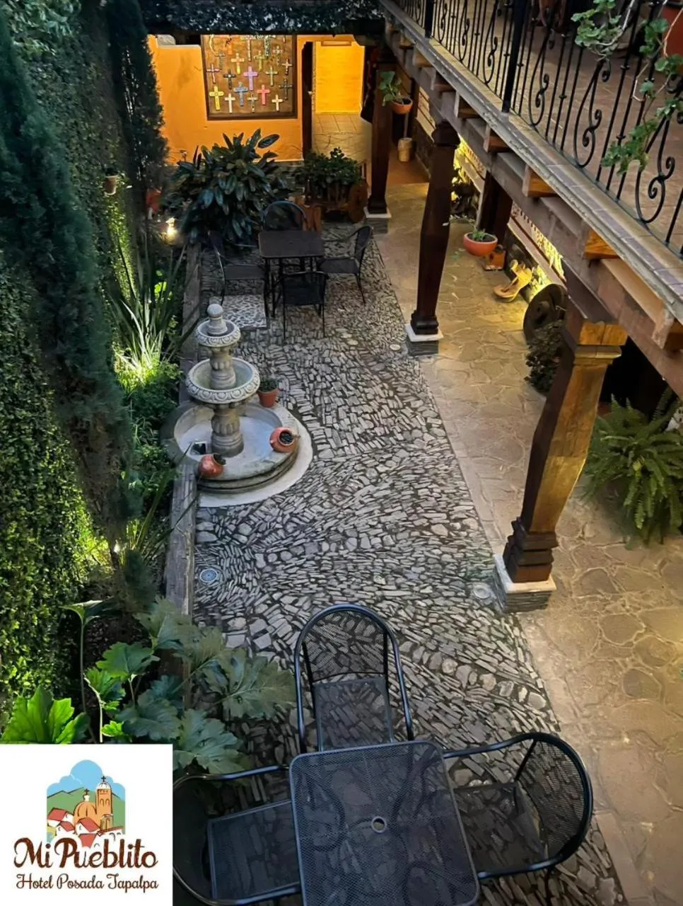 Garden in Hotel Mi Pueblito Tapalpa