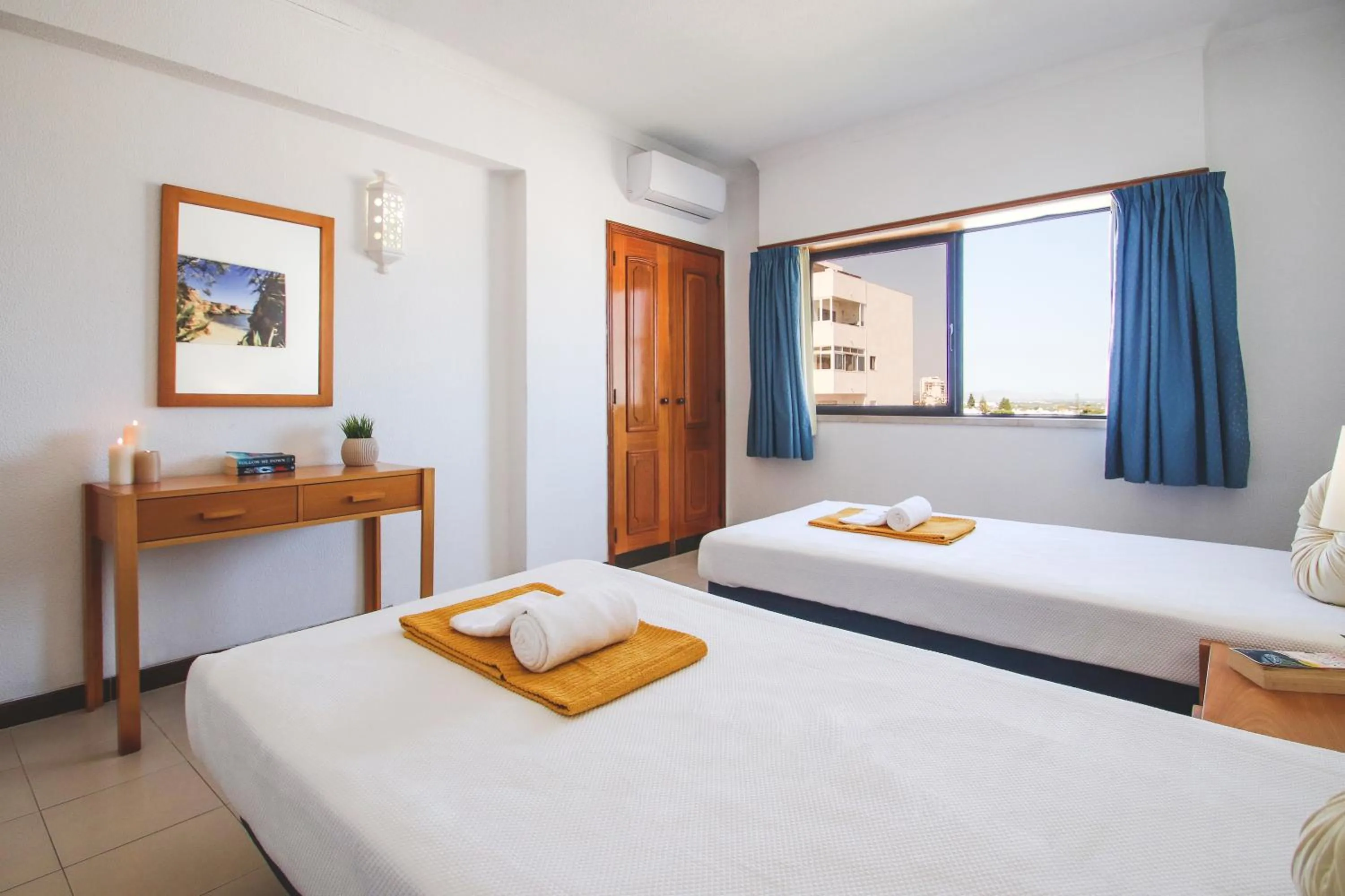 Bedroom, Bed in Apartment Atlantic Sea by Algarve Vacation