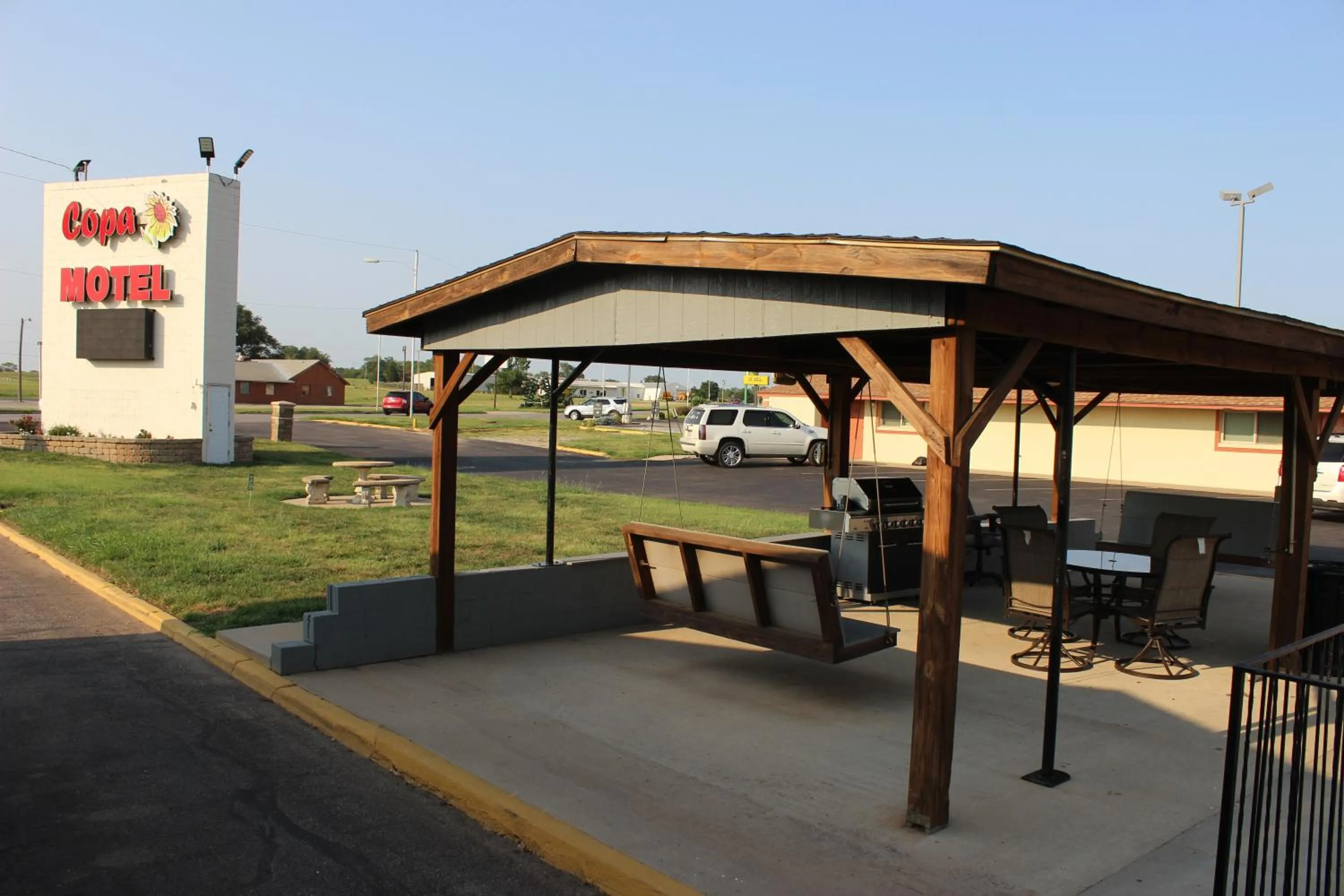 Patio in Copa Motel