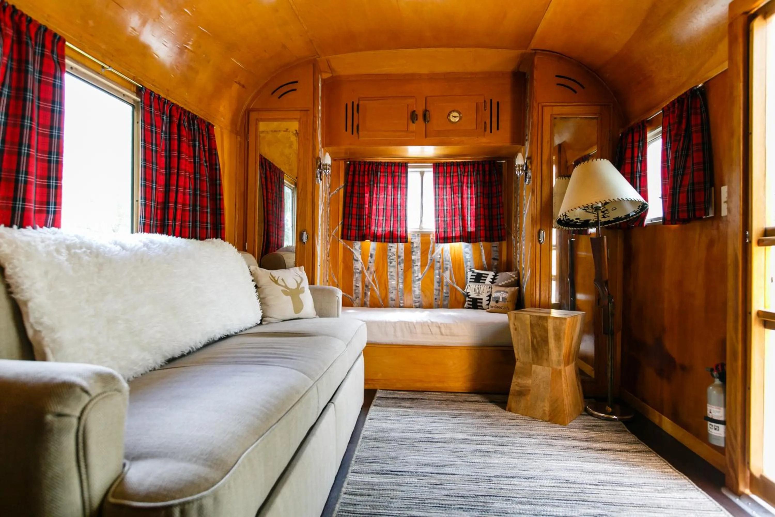Bed in The Vintages Trailer Resort