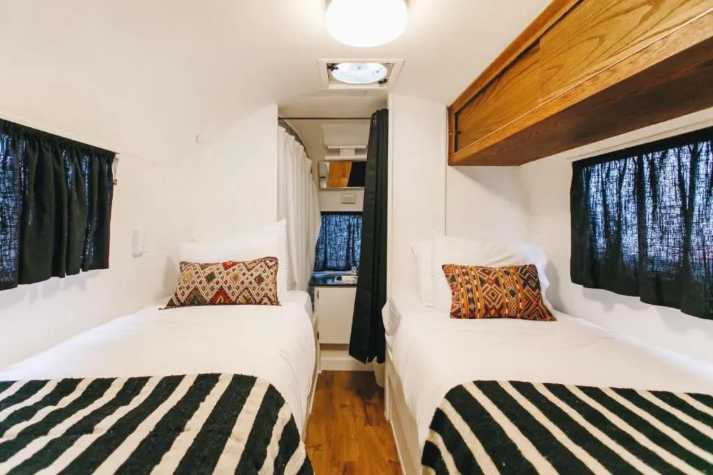 Bed in The Vintages Trailer Resort