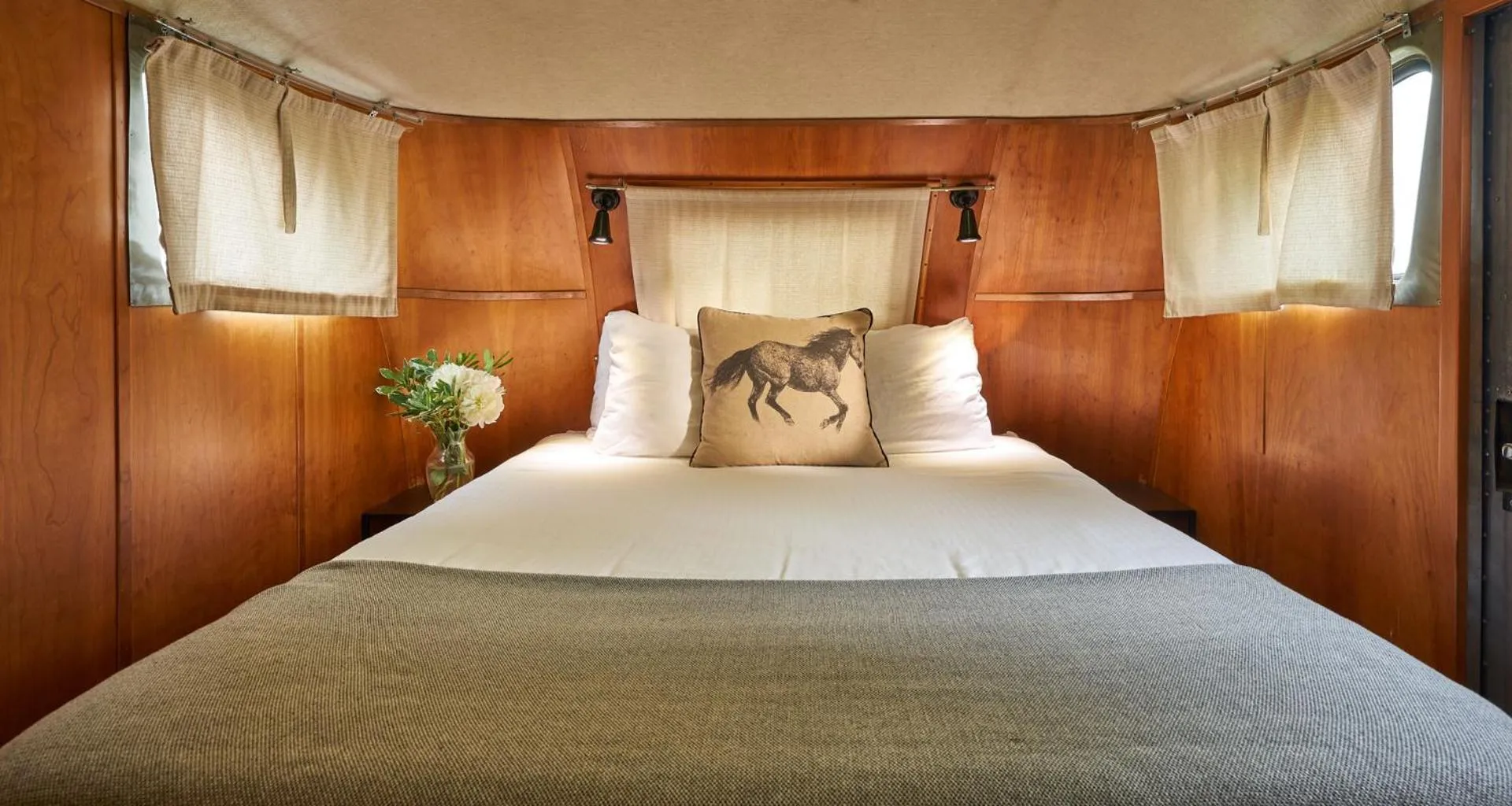 Bed in The Vintages Trailer Resort