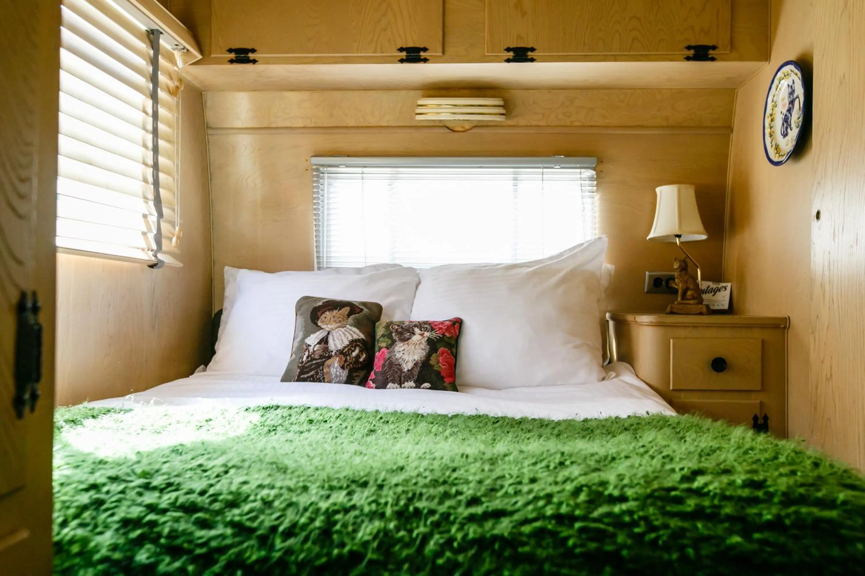 Bed in The Vintages Trailer Resort