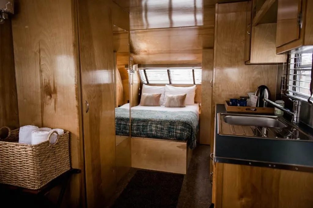 Bed in The Vintages Trailer Resort