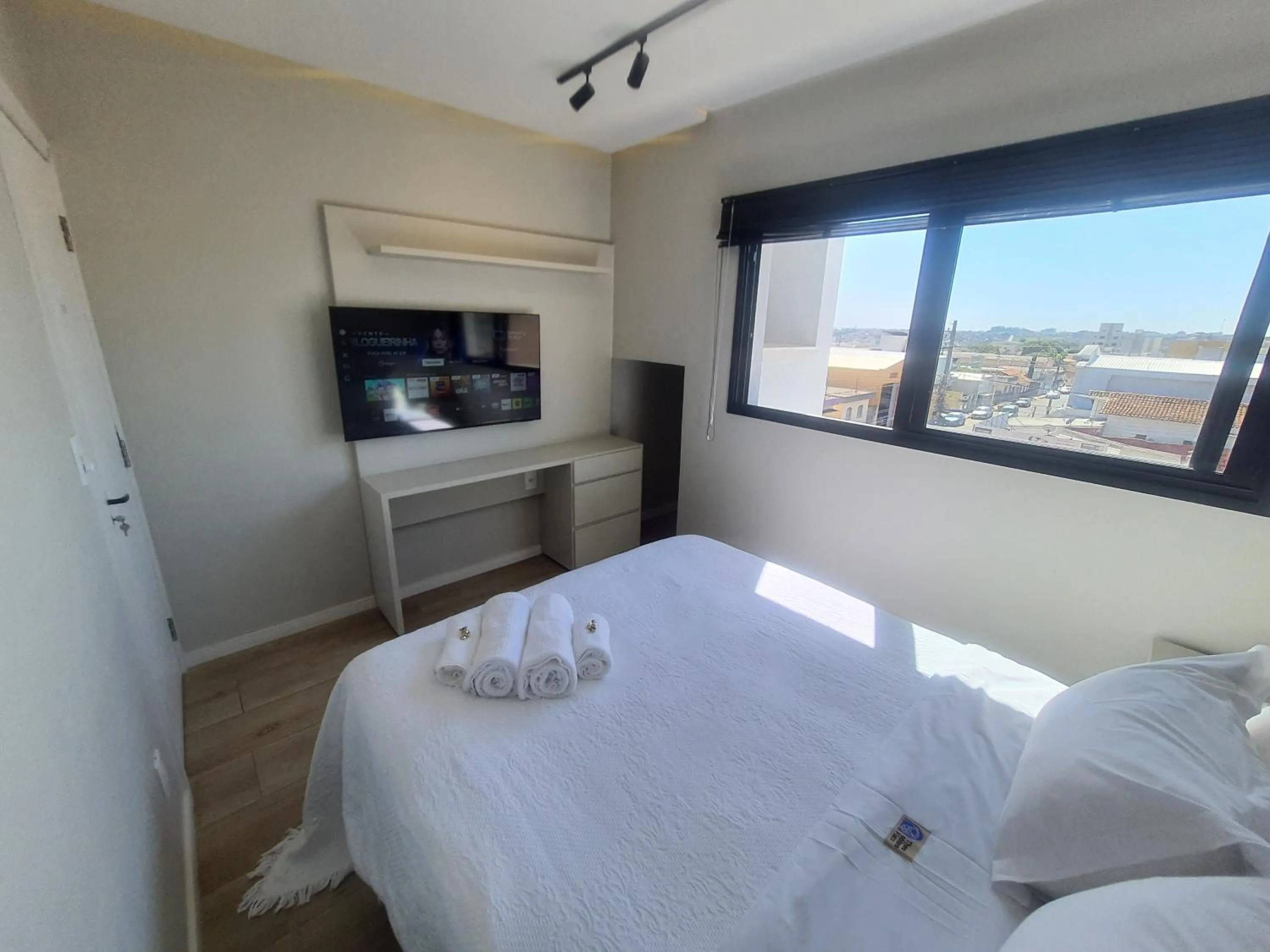 Bed in Apart-hotel Theotókos Flats