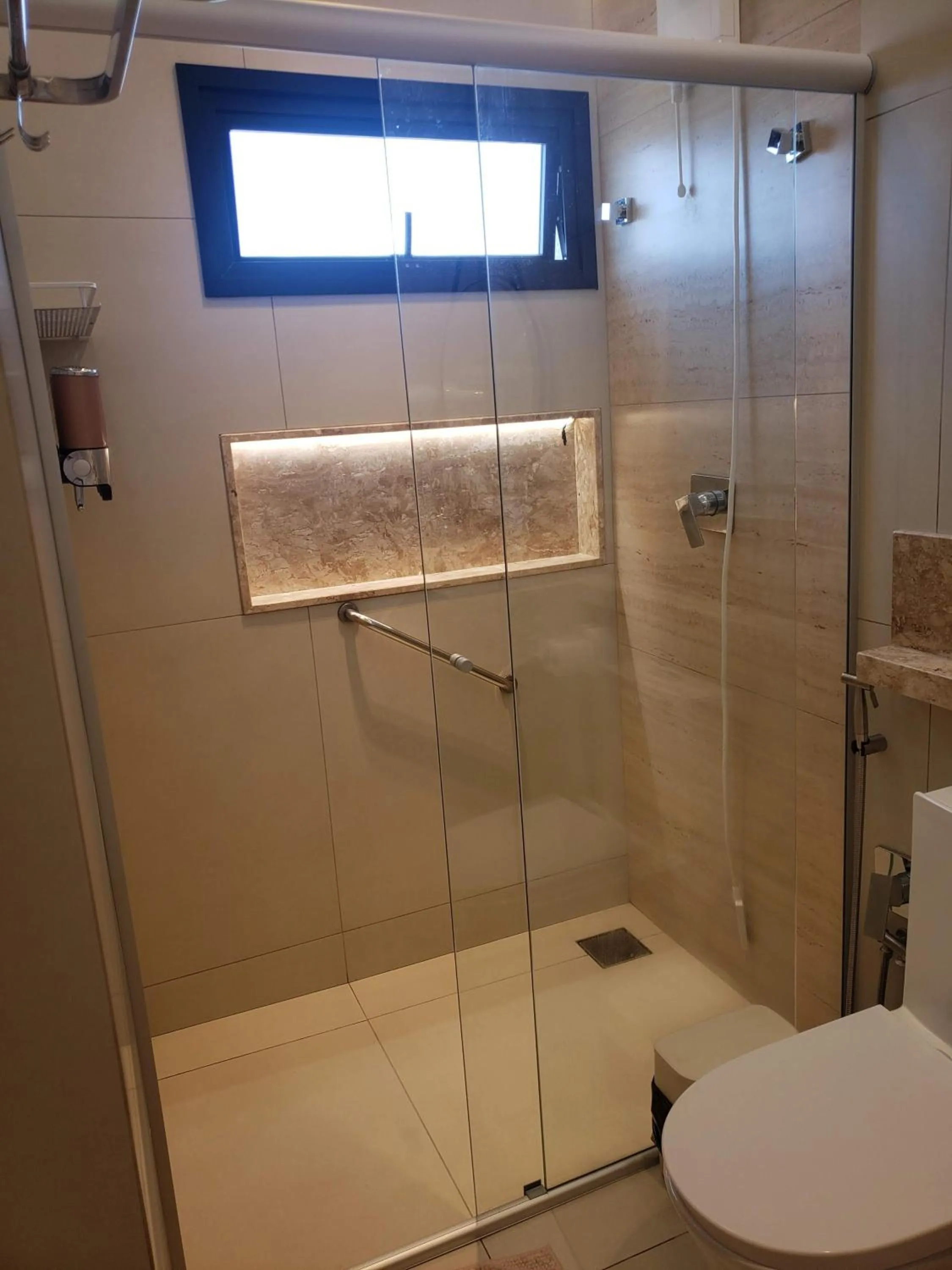 Shower in Apart-hotel Theotókos Flats