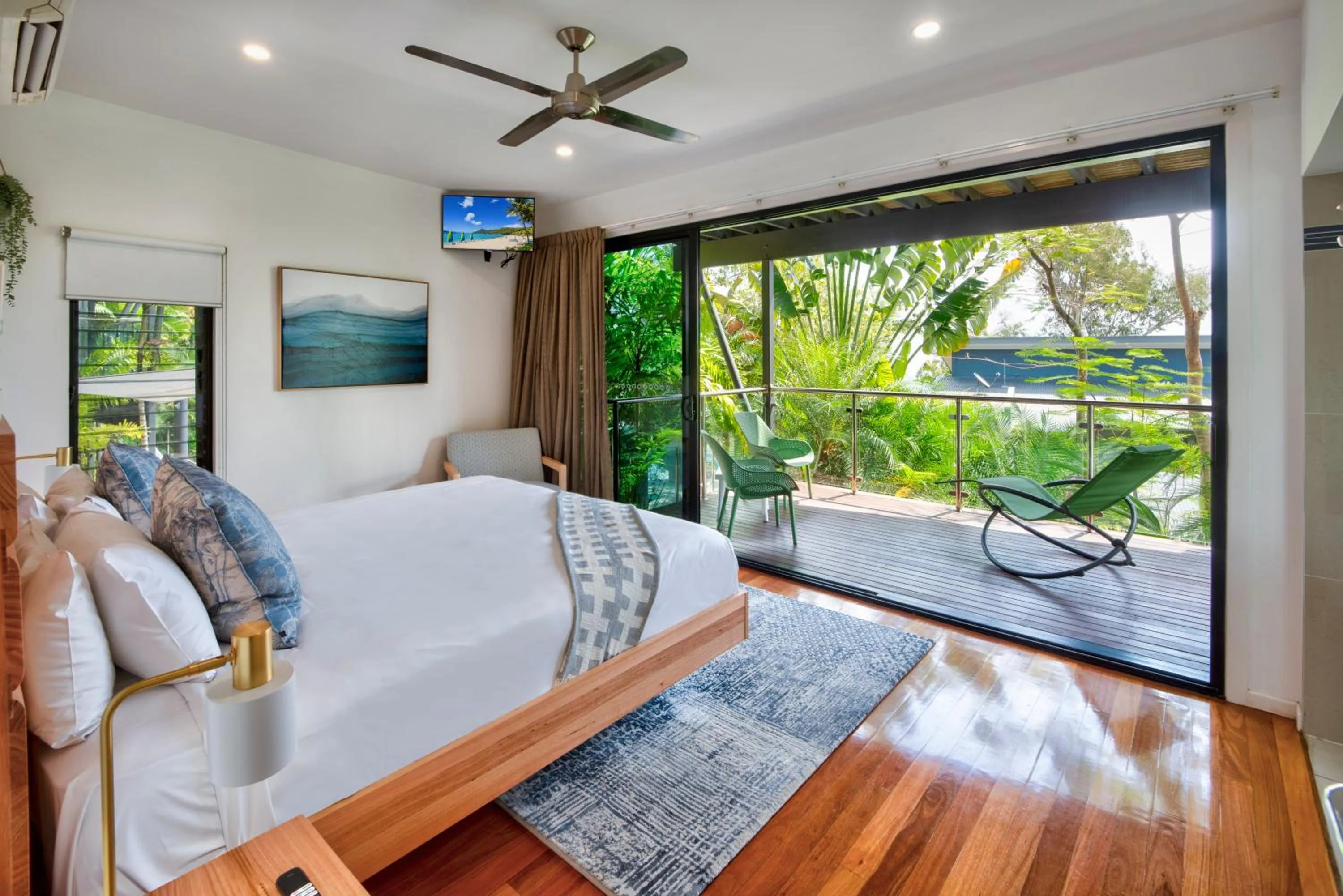 Bedroom in Pinnacle Apartments on Hamilton Island by HIHA