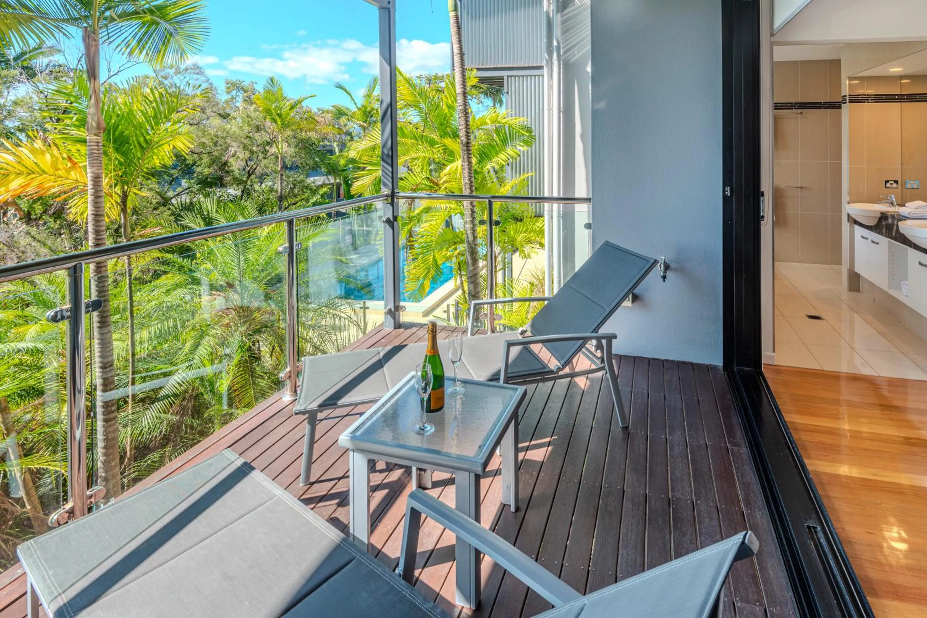 Balcony/Terrace in Pinnacle Apartments on Hamilton Island by HIHA