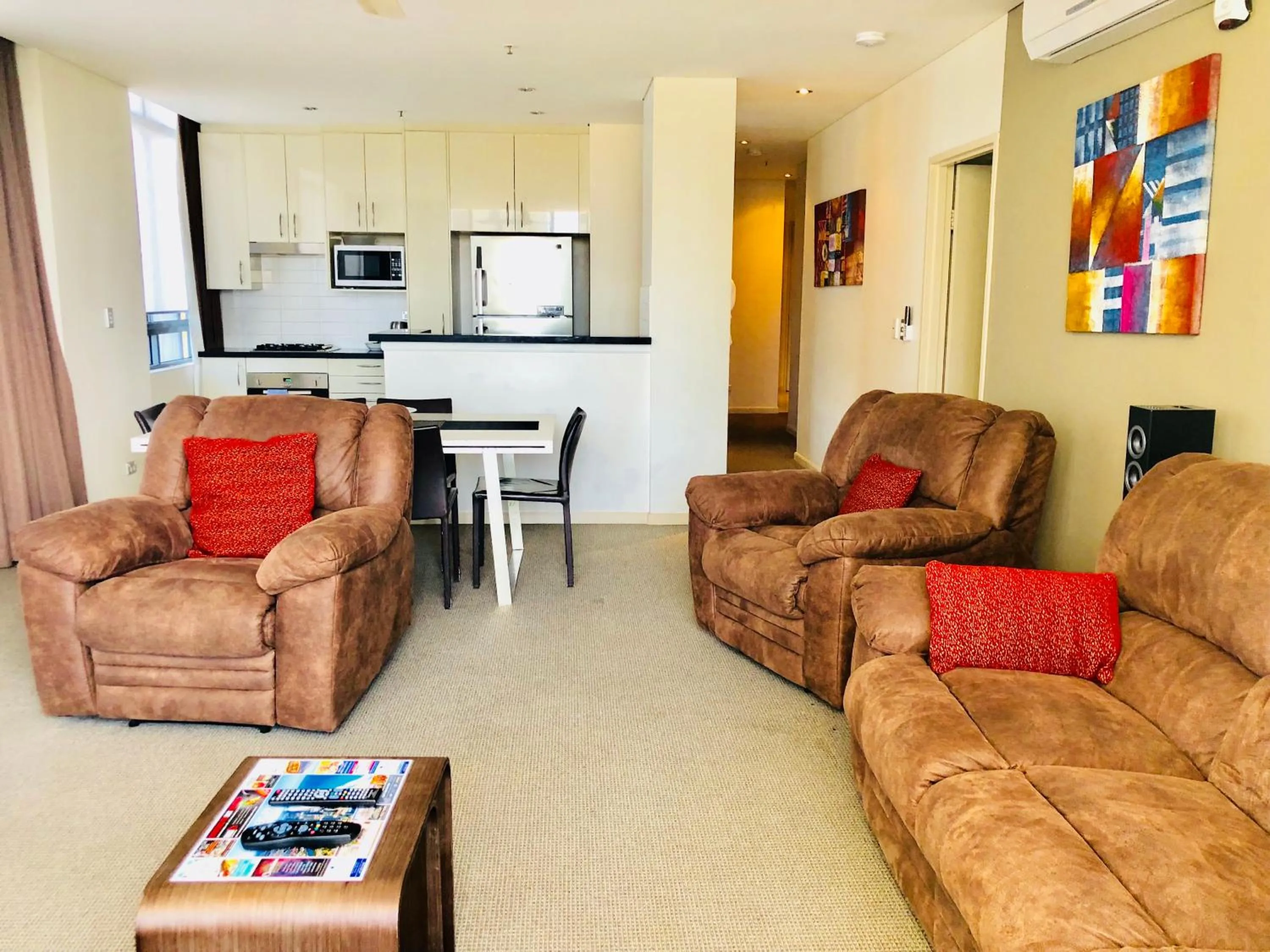 Photo of the whole room in Solaire Apartments