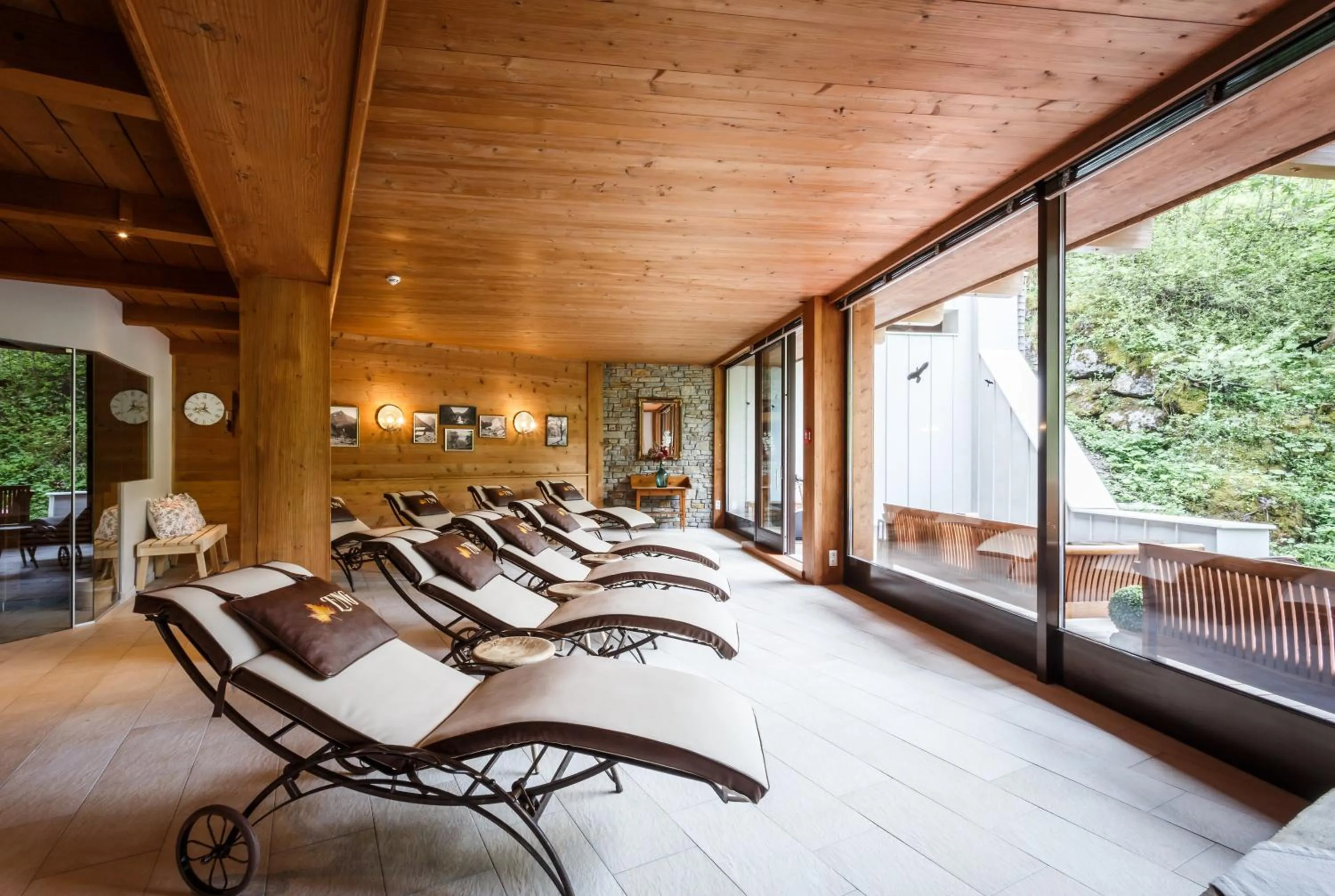 Spa and wellness centre/facilities in Das Naturhotel die Eng