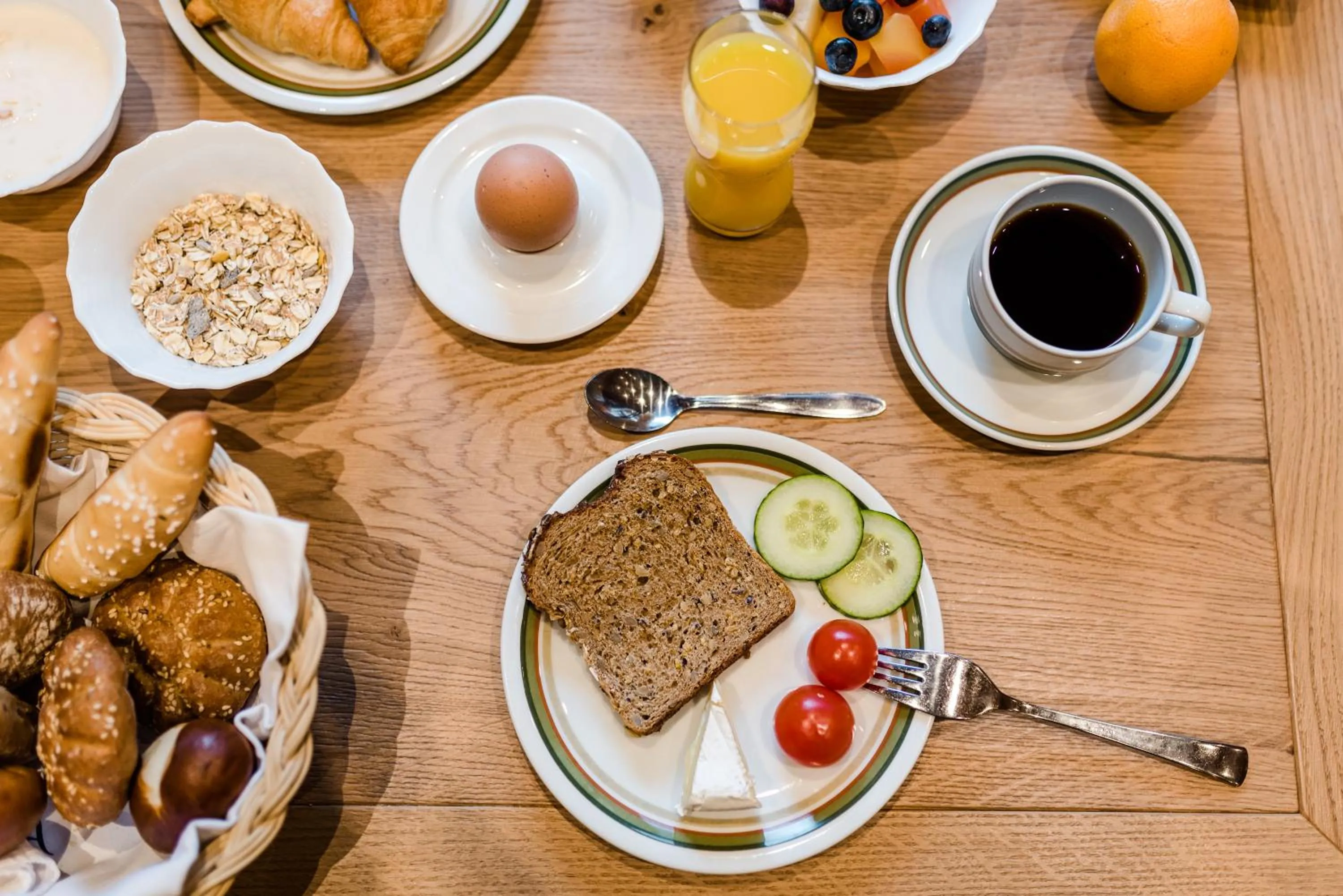 Food close-up in Das Naturhotel die Eng