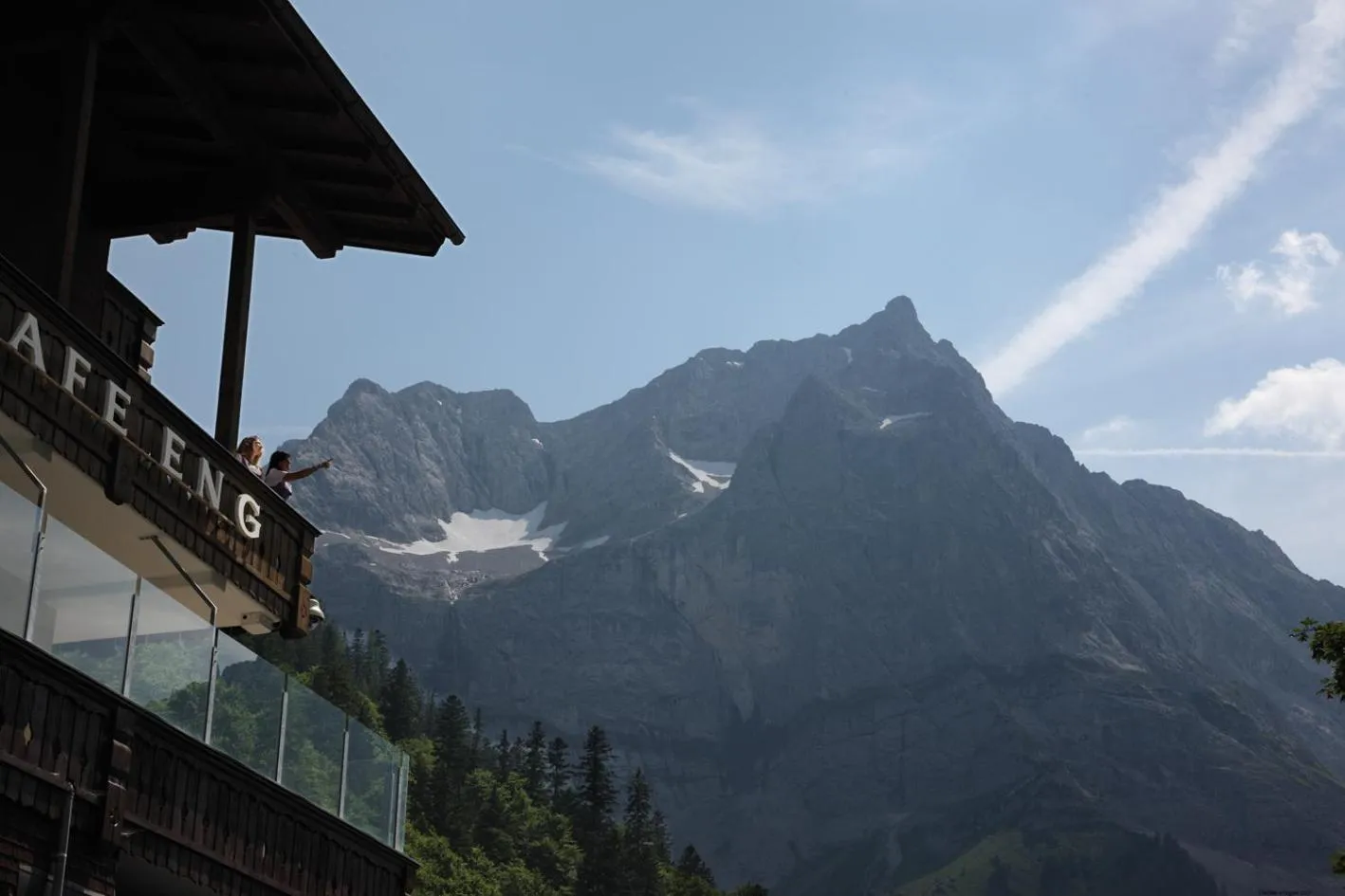 View (from property/room) in Das Naturhotel die Eng