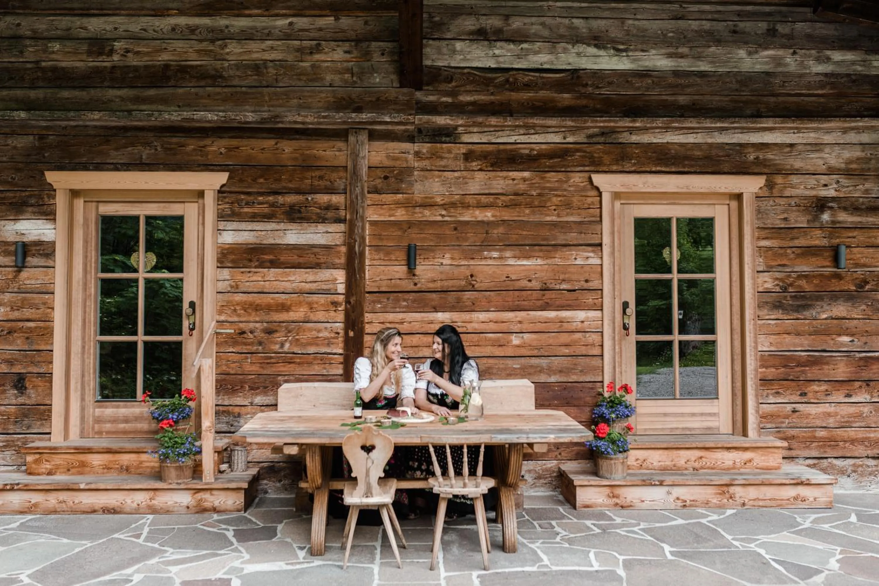 Family in Das Naturhotel die Eng