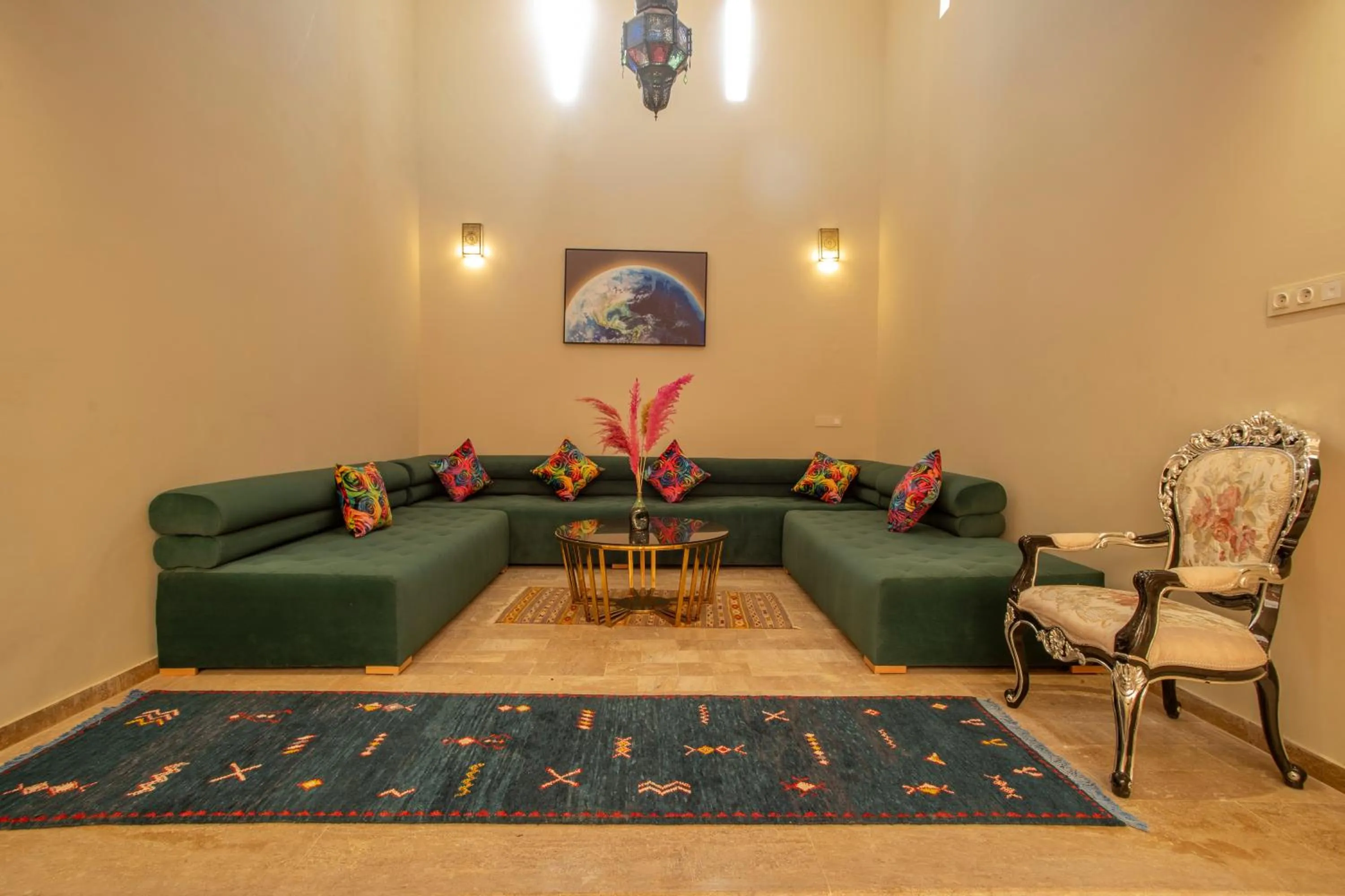 Living room in Riad Azia