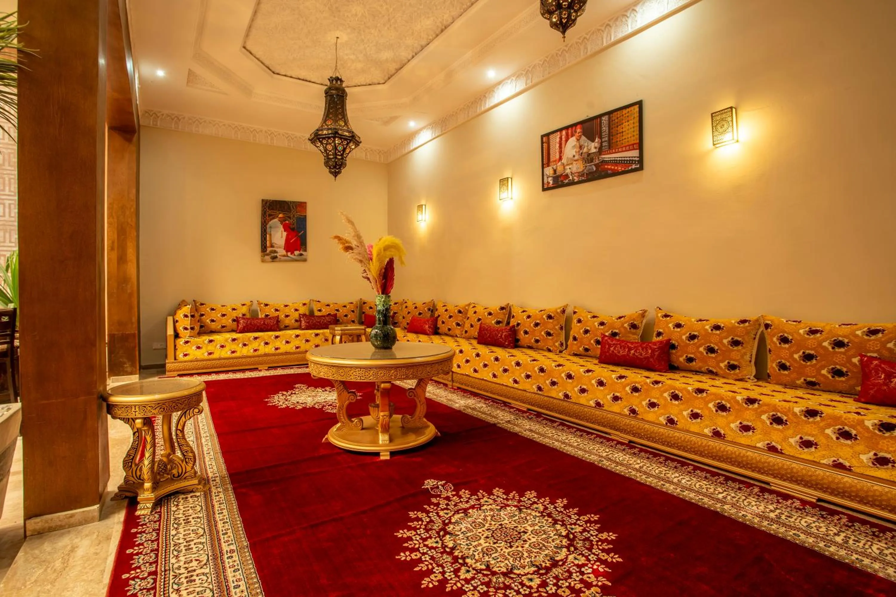 Living room in Riad Azia