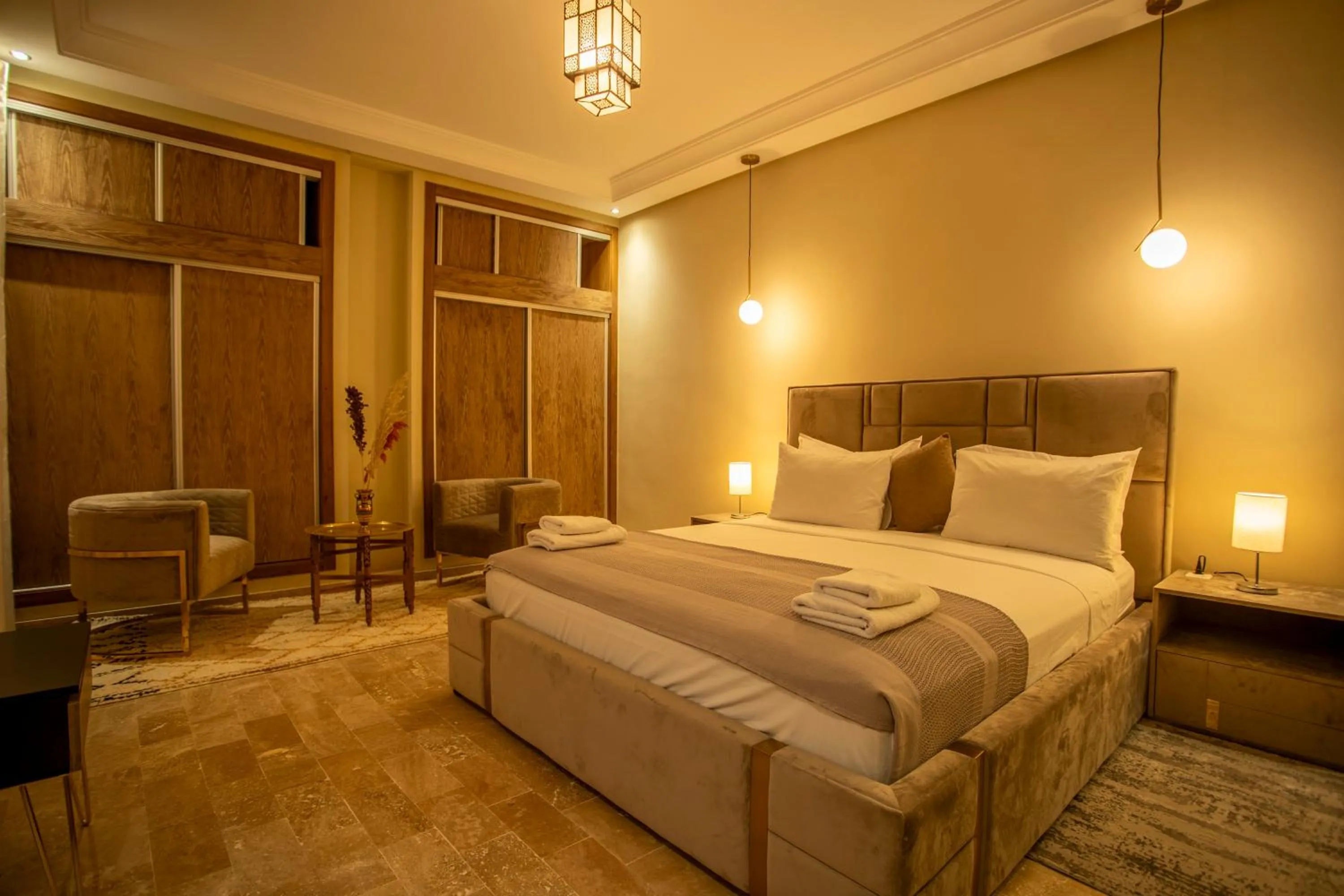 Bed in Riad Azia