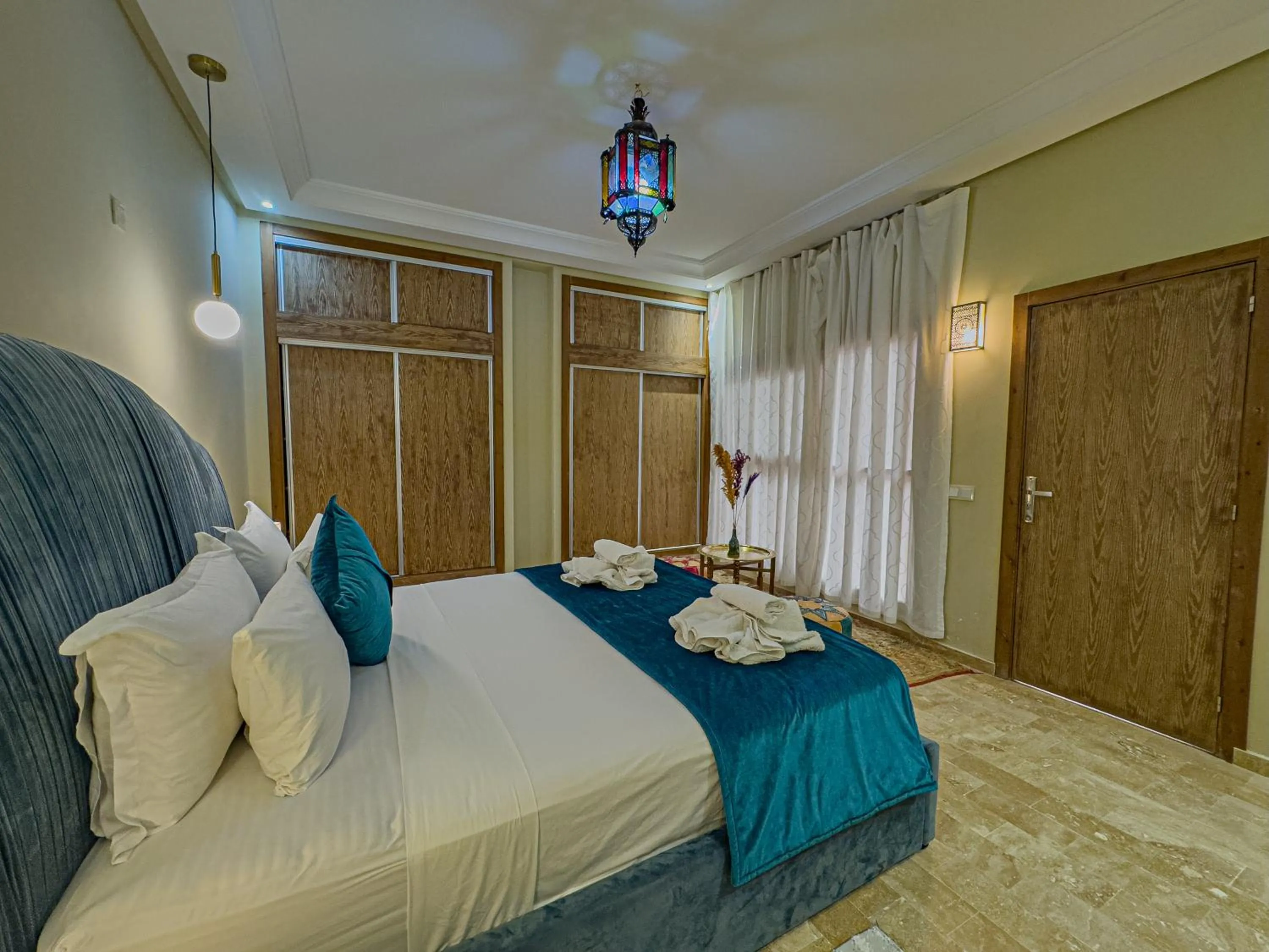 Bed in Riad Azia