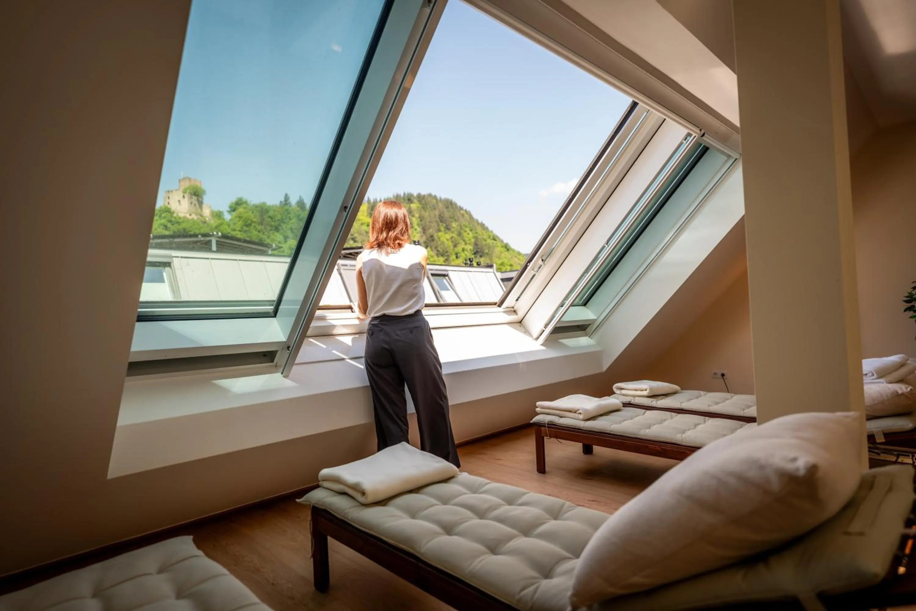 Sauna in Restaurant Hotel Zum Storchen