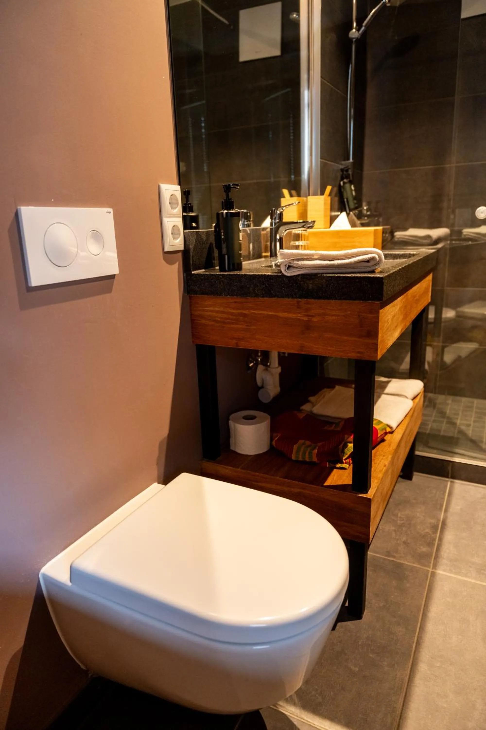 Bathroom in Restaurant Hotel Zum Storchen