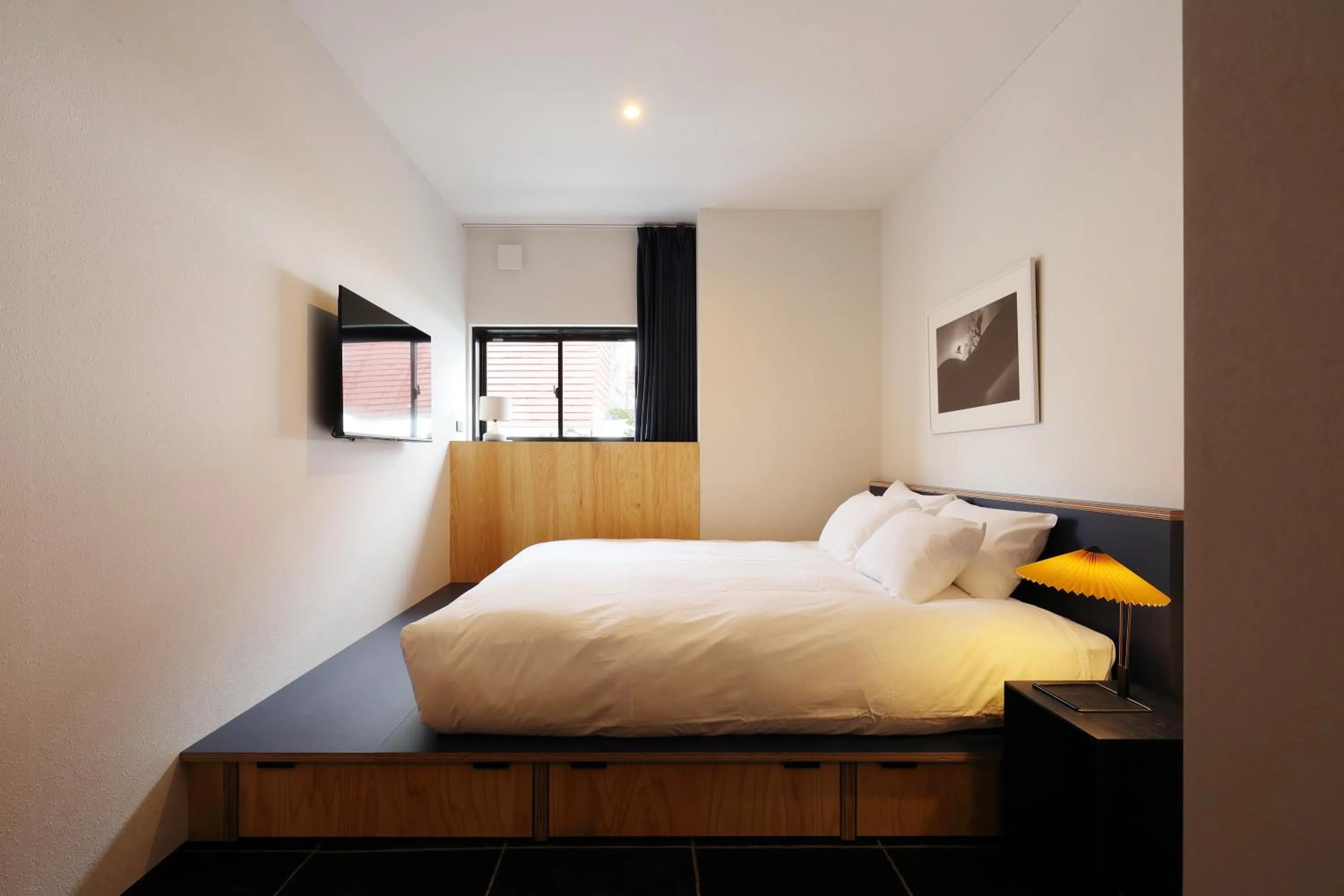 Bed in evo Hotel Hakuba