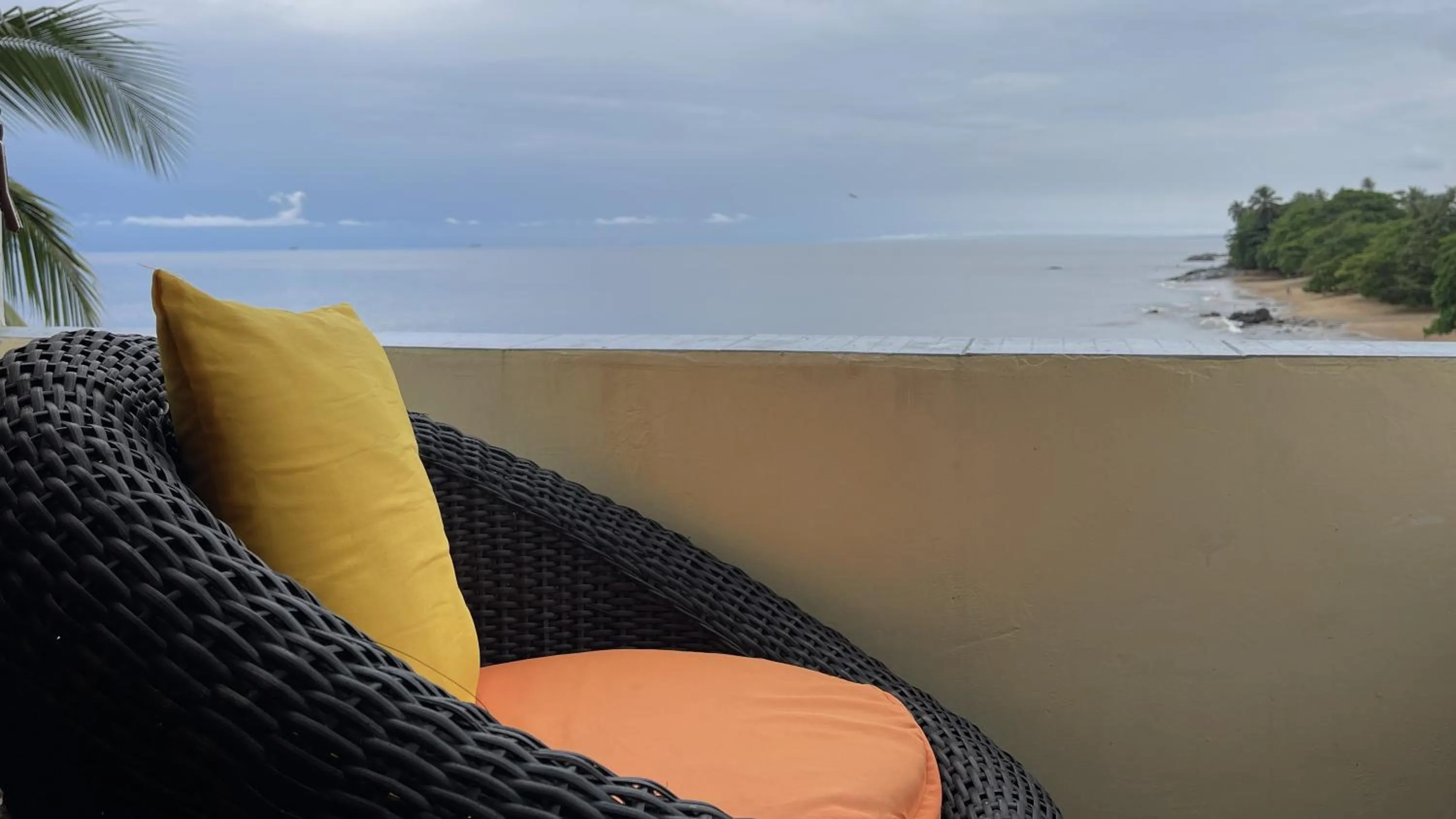 Balcony/Terrace in Hotel les Polygones Kribi