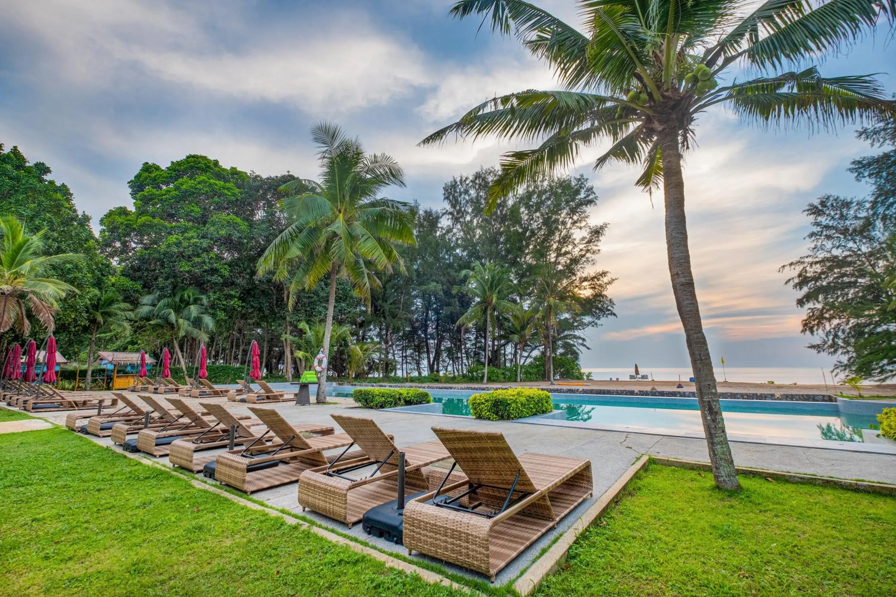 Swimming pool in D Varee Mai Khao Beach Resort, Thailand