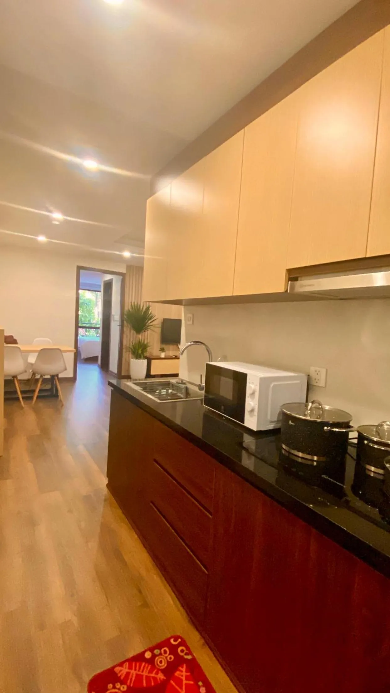 Kitchen or kitchenette in Wins Apartment