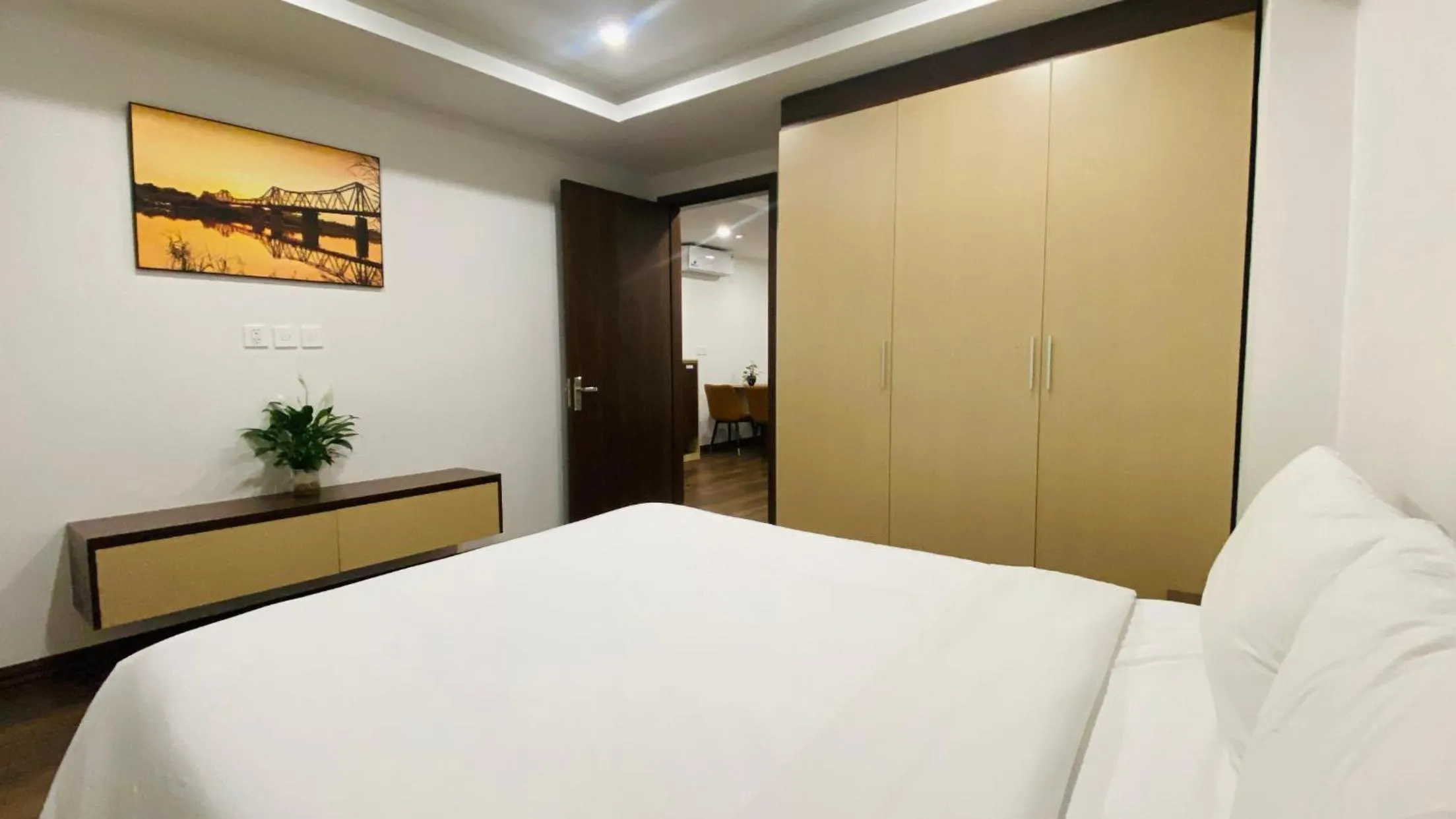 Bed in Wins Apartment