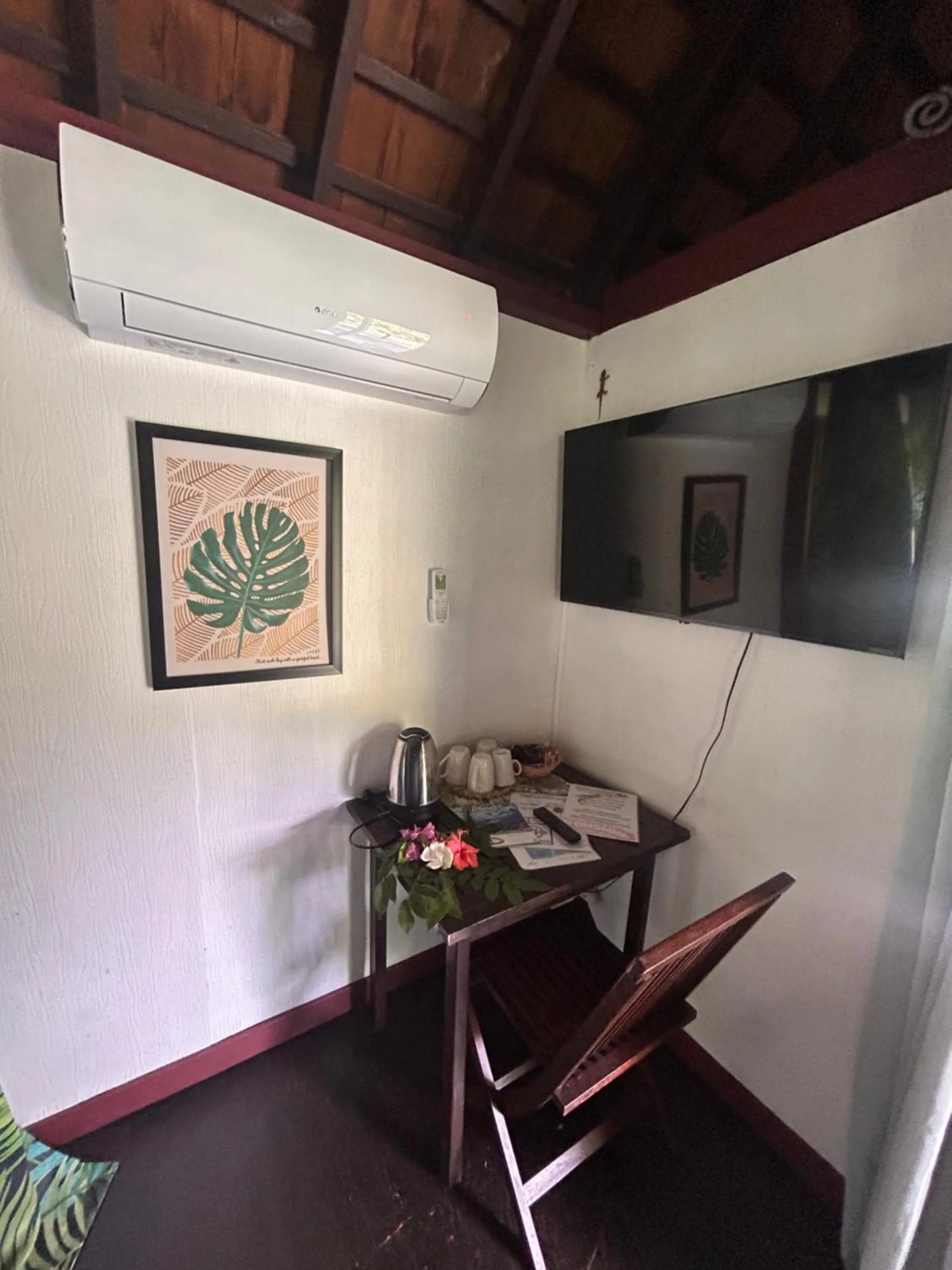 TV and multimedia in Pension Hibiscus Taha'a