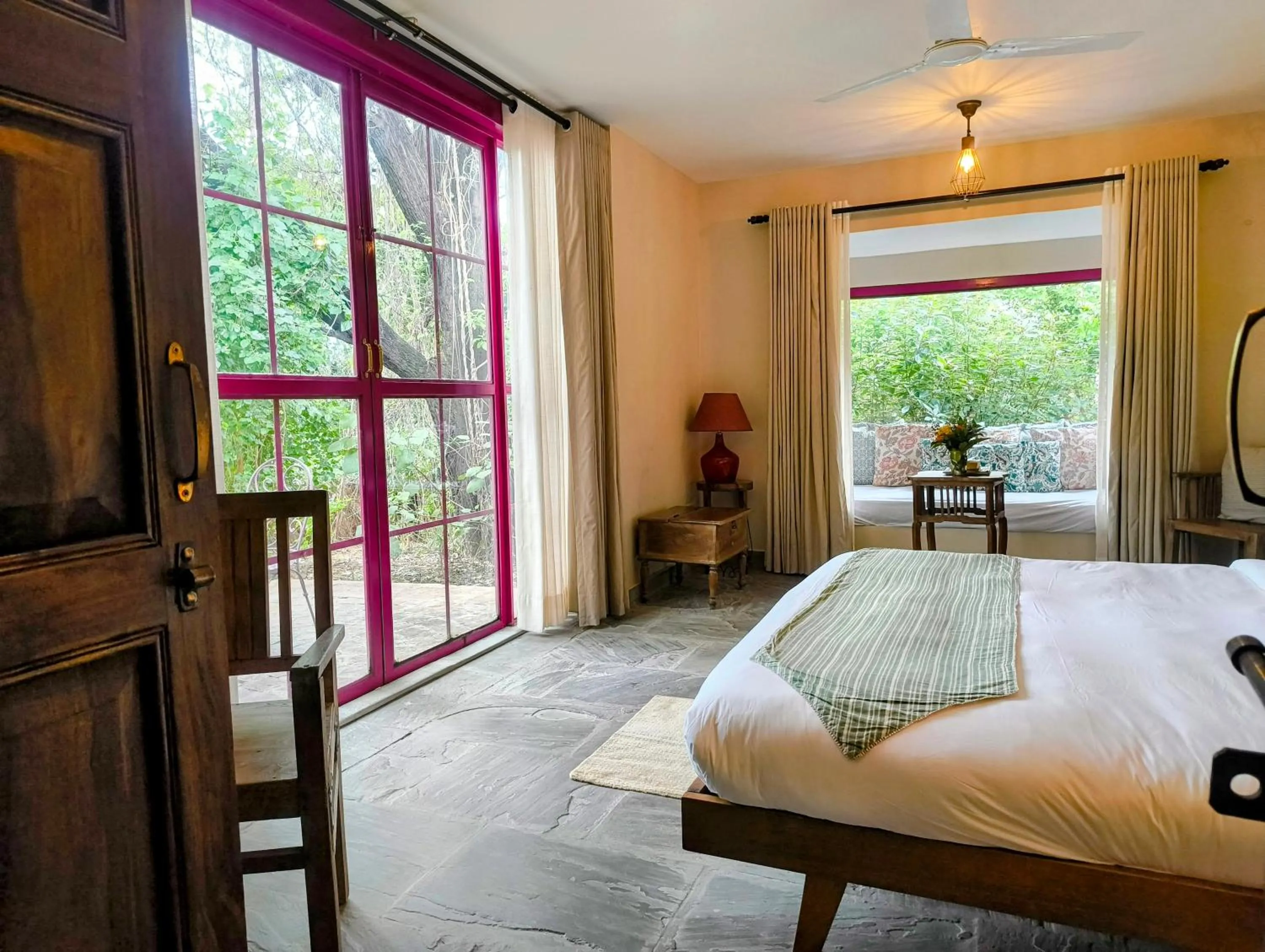 Bedroom, Bed in Anopura Jaipur