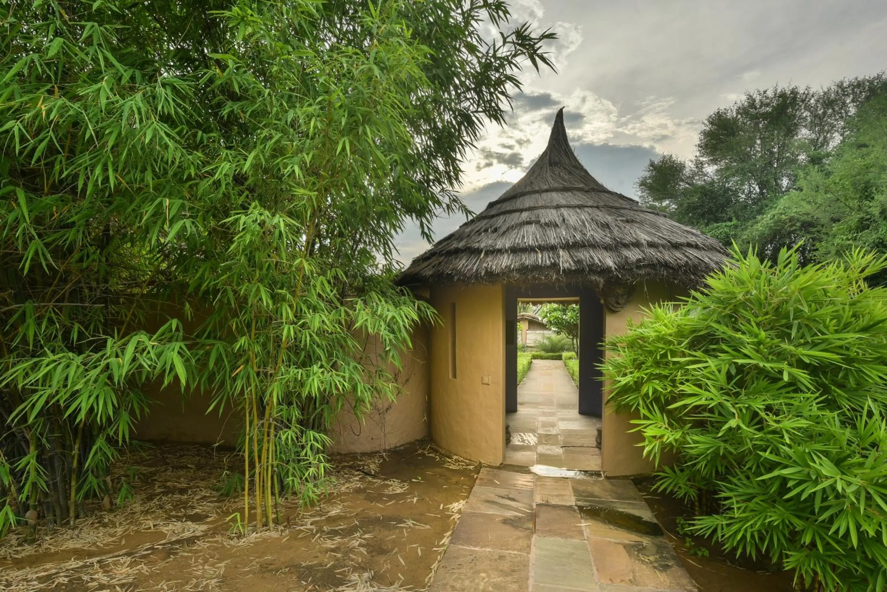 Facade/entrance in Anopura Jaipur