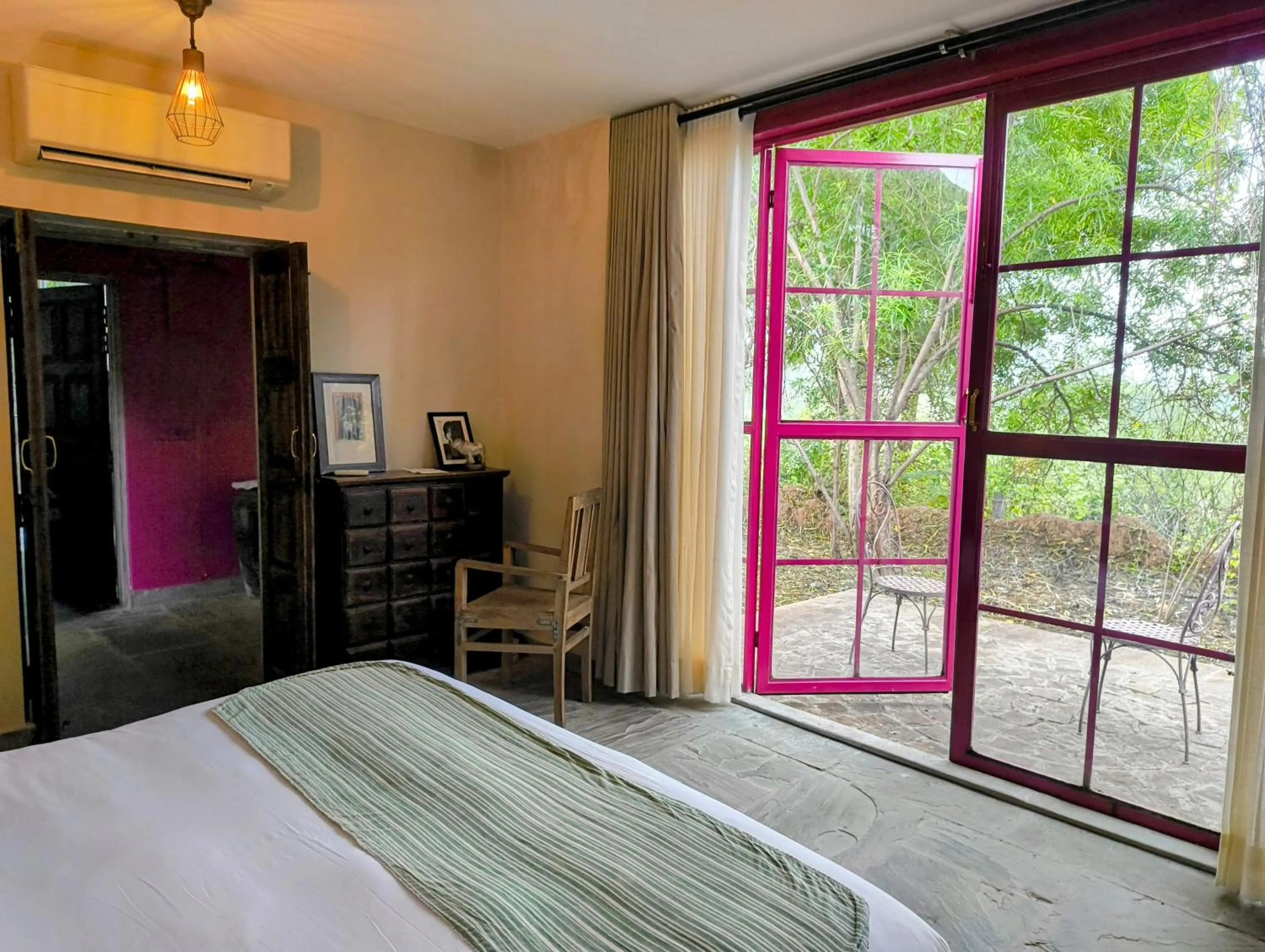 Balcony/Terrace, Bed in Anopura Jaipur