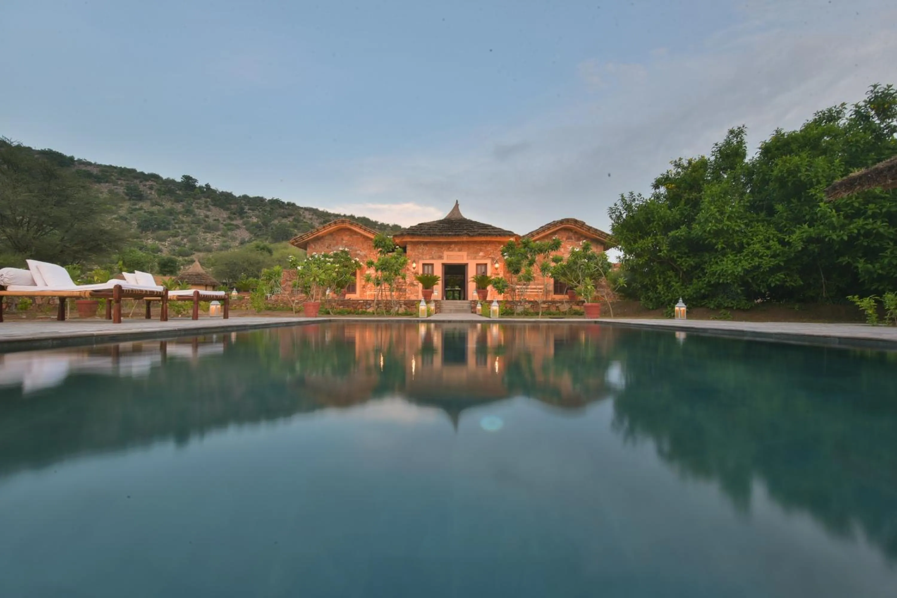 Swimming pool in Anopura Jaipur